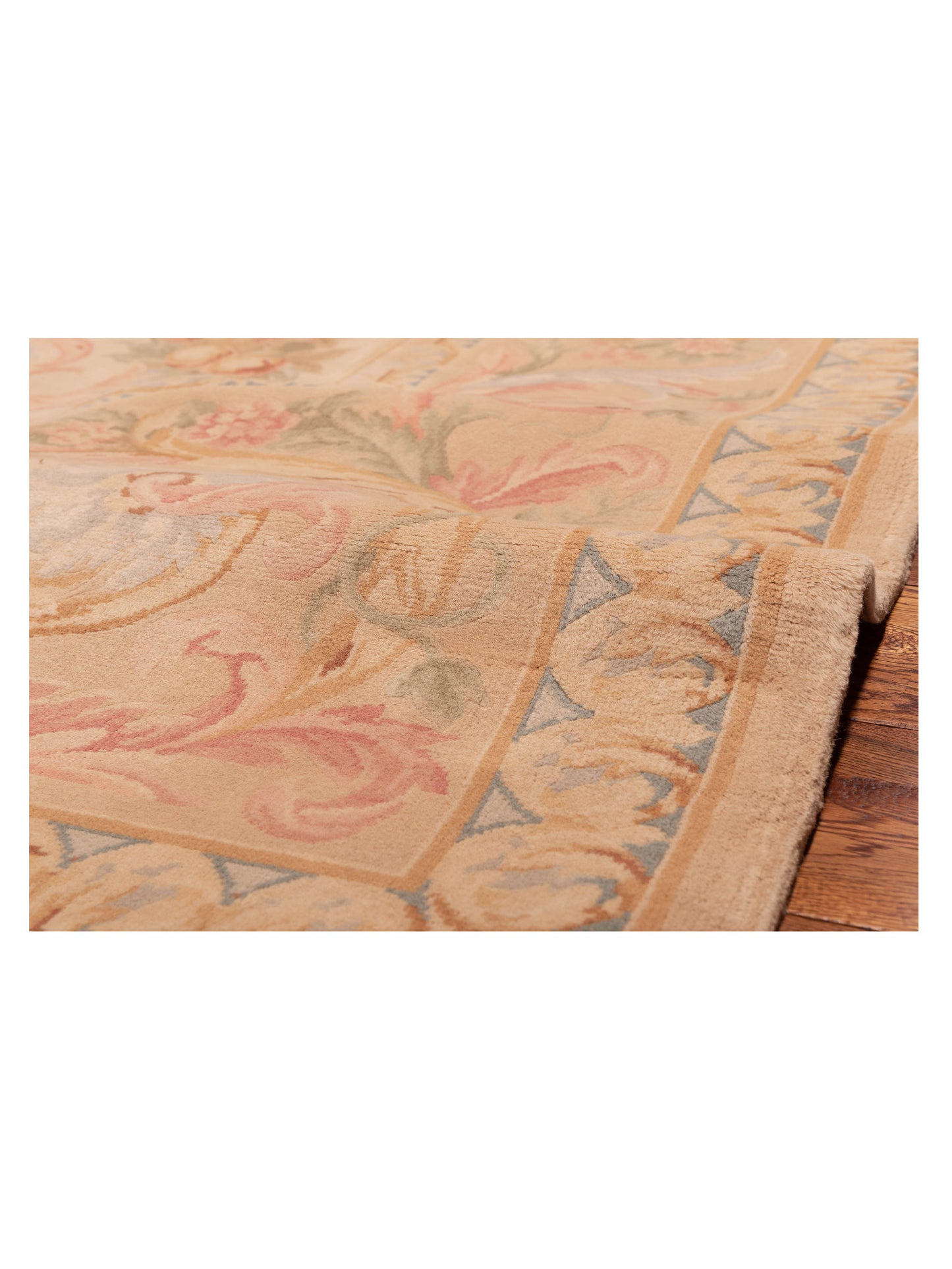 Savannorie 89847 Ivory Beige 8.10x11.9 Hand Knotted Rug