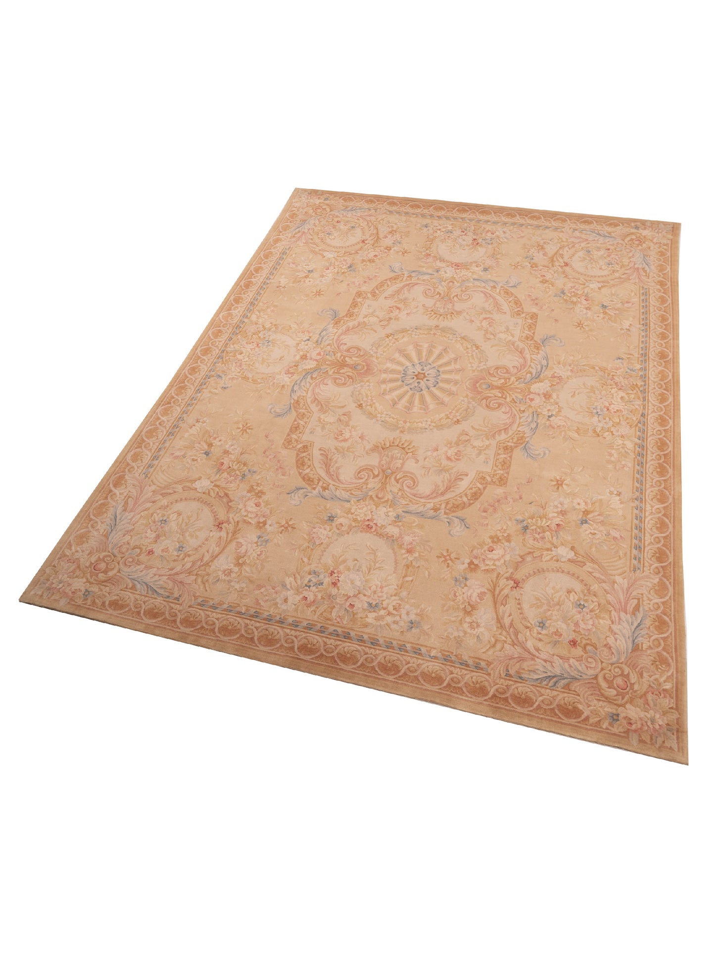 Savannorie 89851 Cream Cream 9x12 Hand Knotted Rug