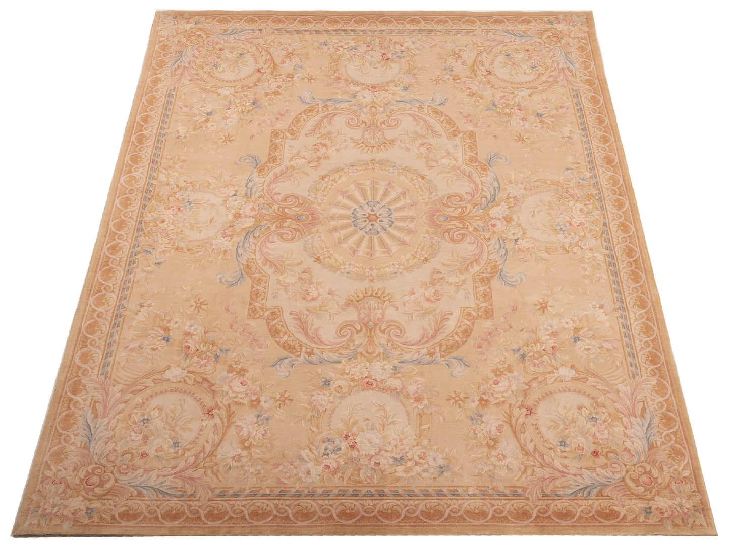 Savannorie 89851 Cream Cream 9x12 Hand Knotted Rug