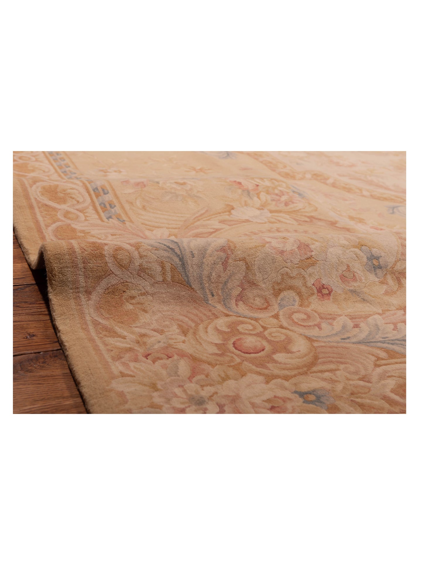 Savannorie 89851 Cream Cream 9x12 Hand Knotted Rug