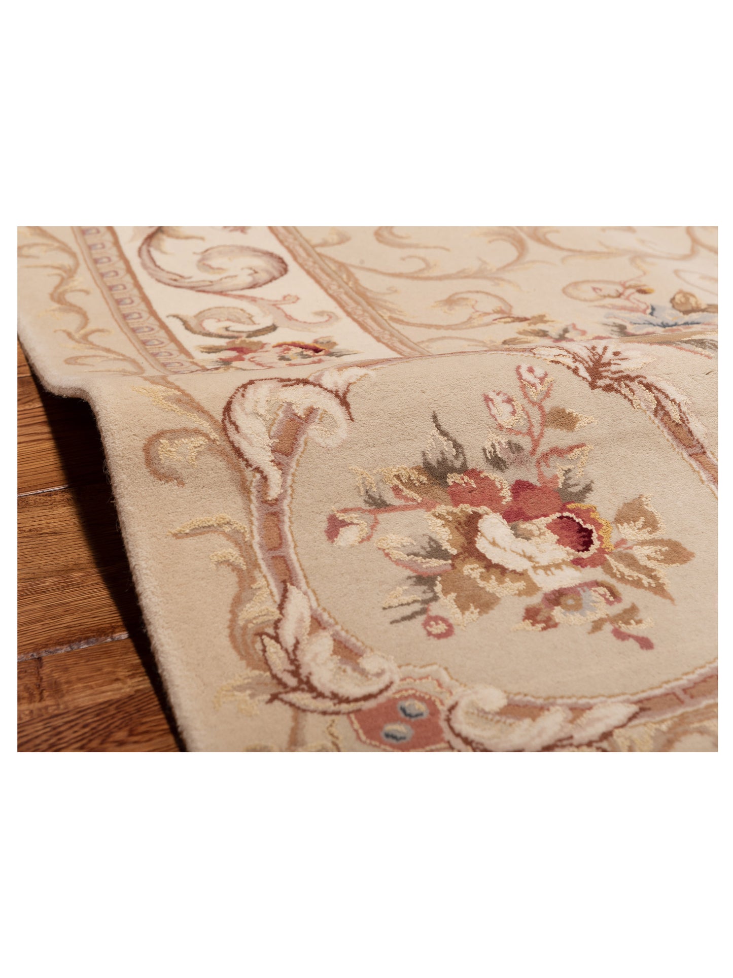 Magnolia 89925 Ivory 8x10.3 Hand Knotted Rug