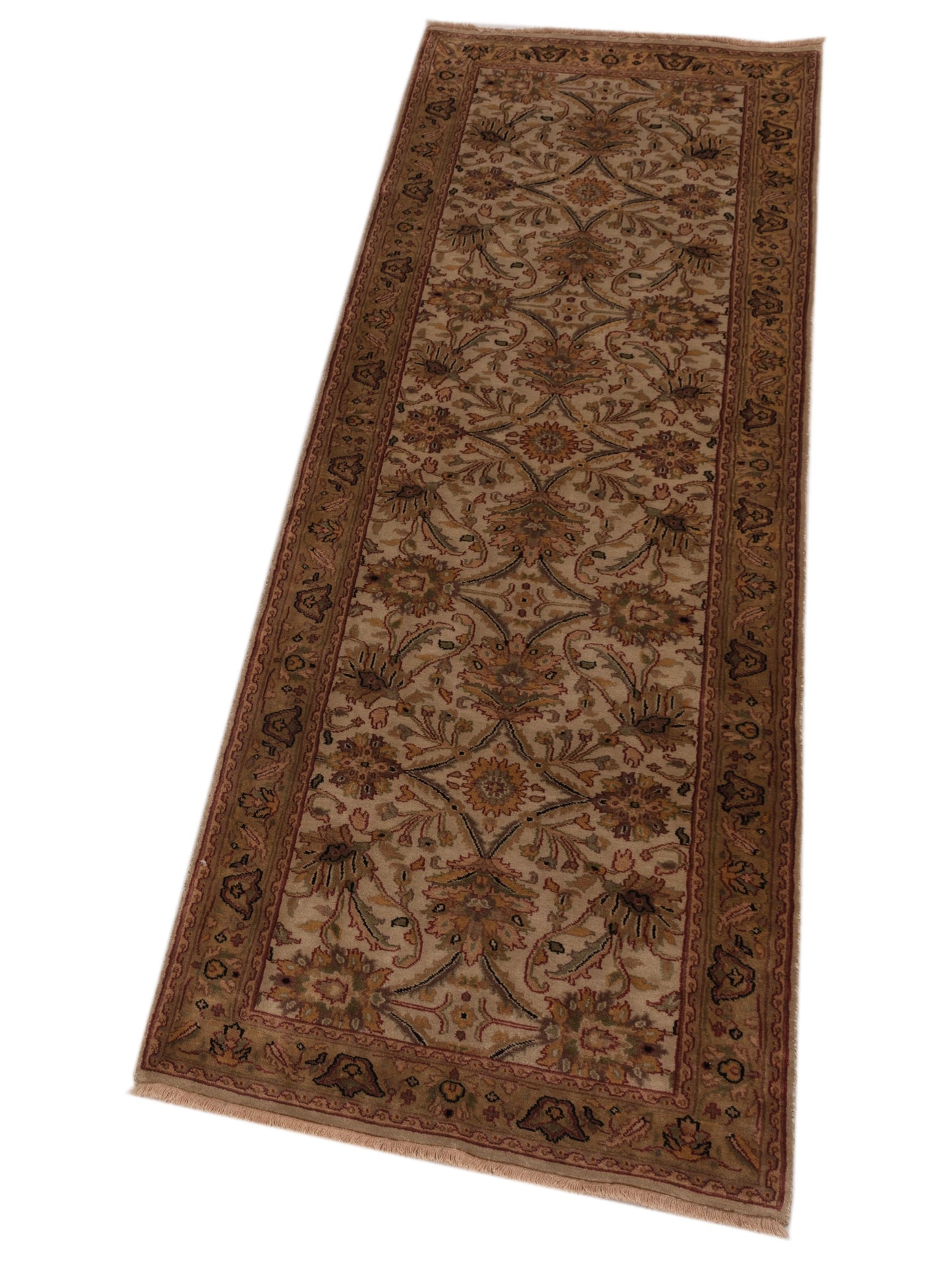 Crown 90093 Ivory Gold 2.8x8.1 Hand Knotted Rug
