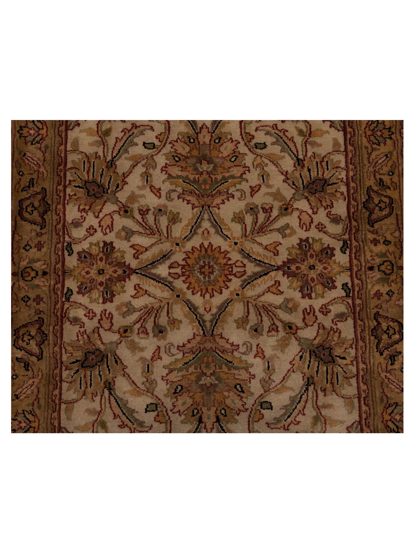 Crown 90093 Ivory Gold 2.8x8.1 Hand Knotted Rug