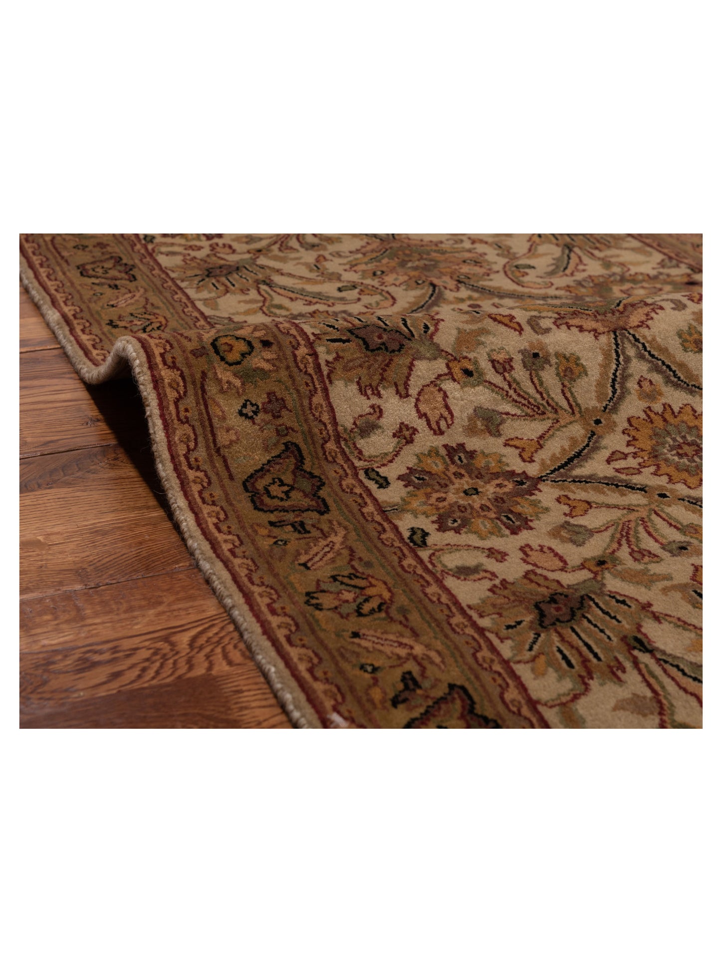 Crown 90093 Ivory Gold 2.8x8.1 Hand Knotted Rug