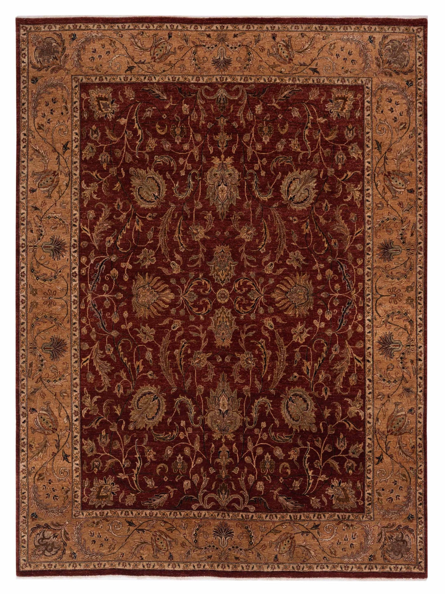 Rajpur Crown Rust Gold Traditional