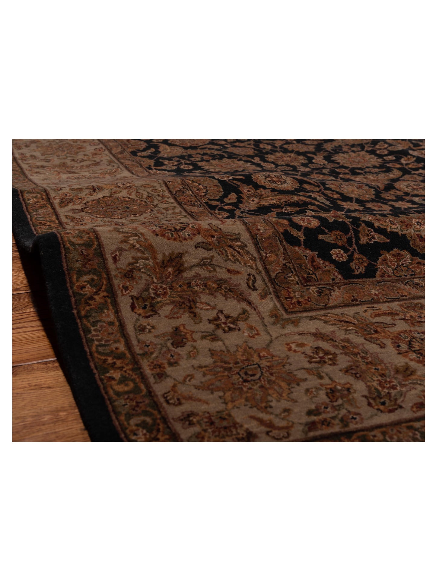 Sivas 90212 Black Gray 8.1x9.8 Hand Knotted Rug