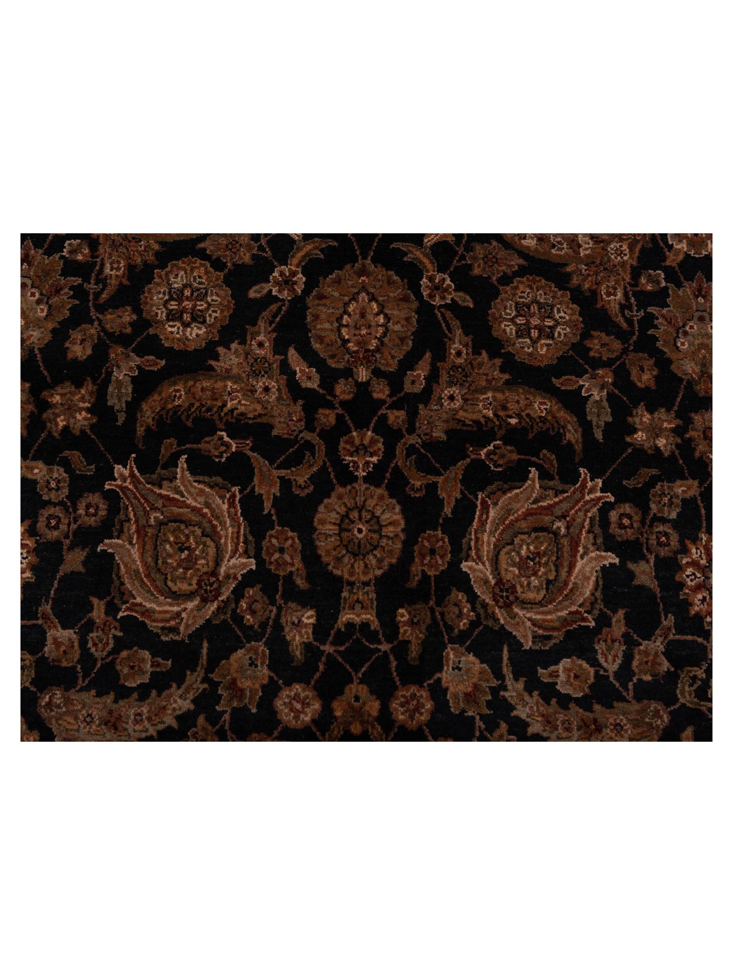 Sivas 90212 Black Gray 8.1x9.8 Hand Knotted Rug