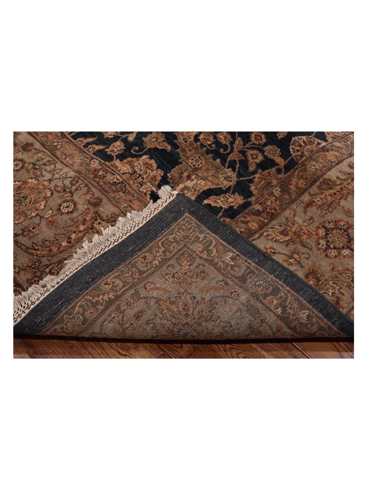 Sivas 90214 Charcoal Silver 9x12 Hand Knotted Rug