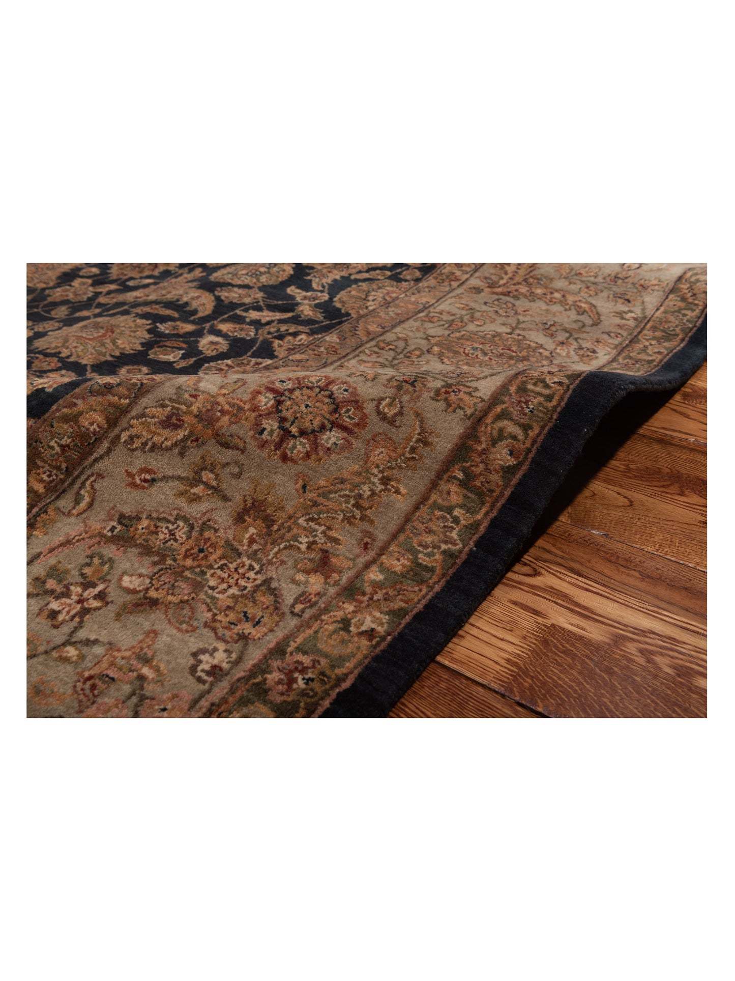 Sivas 90214 Charcoal Silver 9x12 Hand Knotted Rug