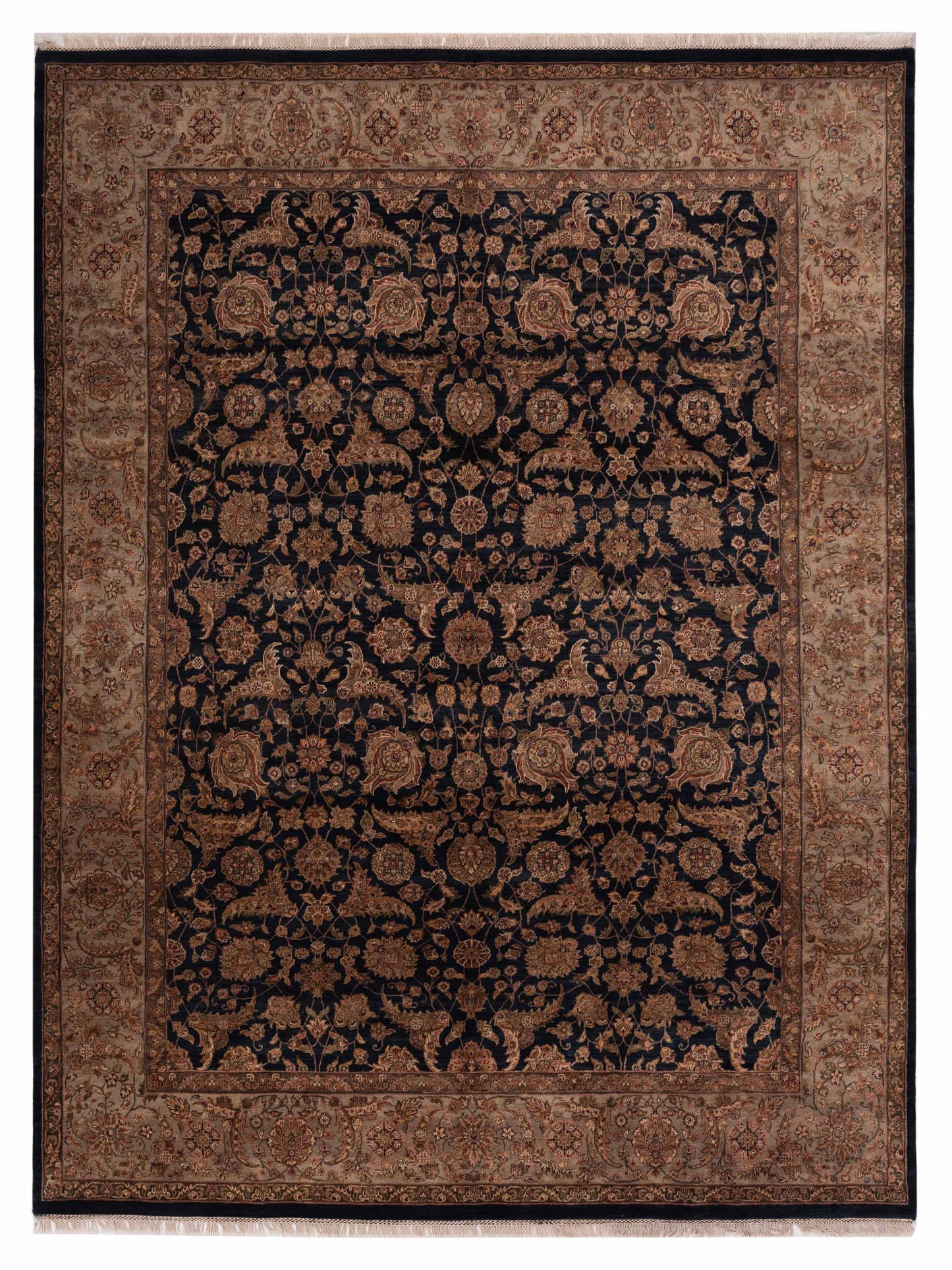 Rajpur Sivas Charcoal Silver Traditional