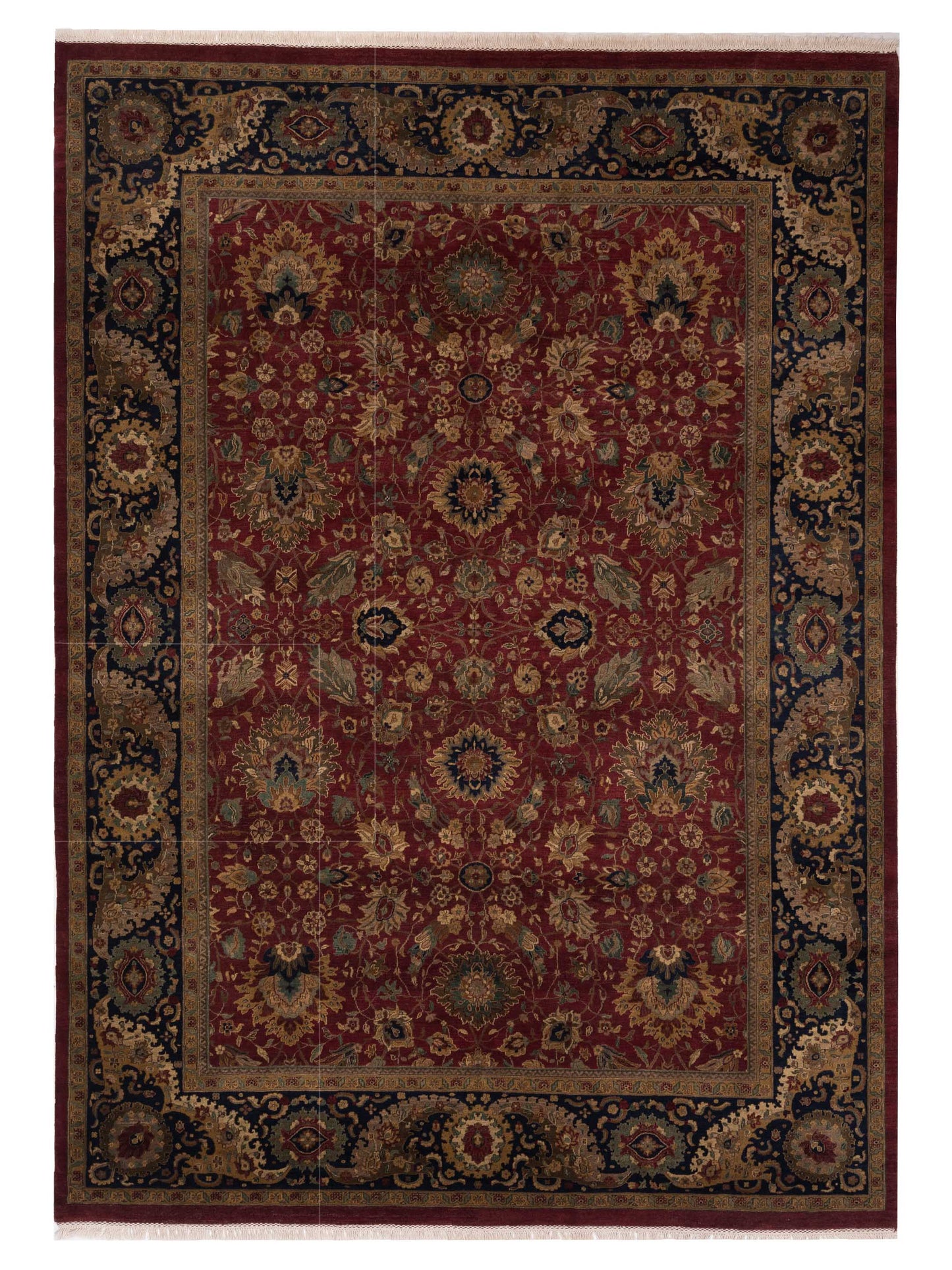 Rajpur Crown Burgundy Navy Transitional