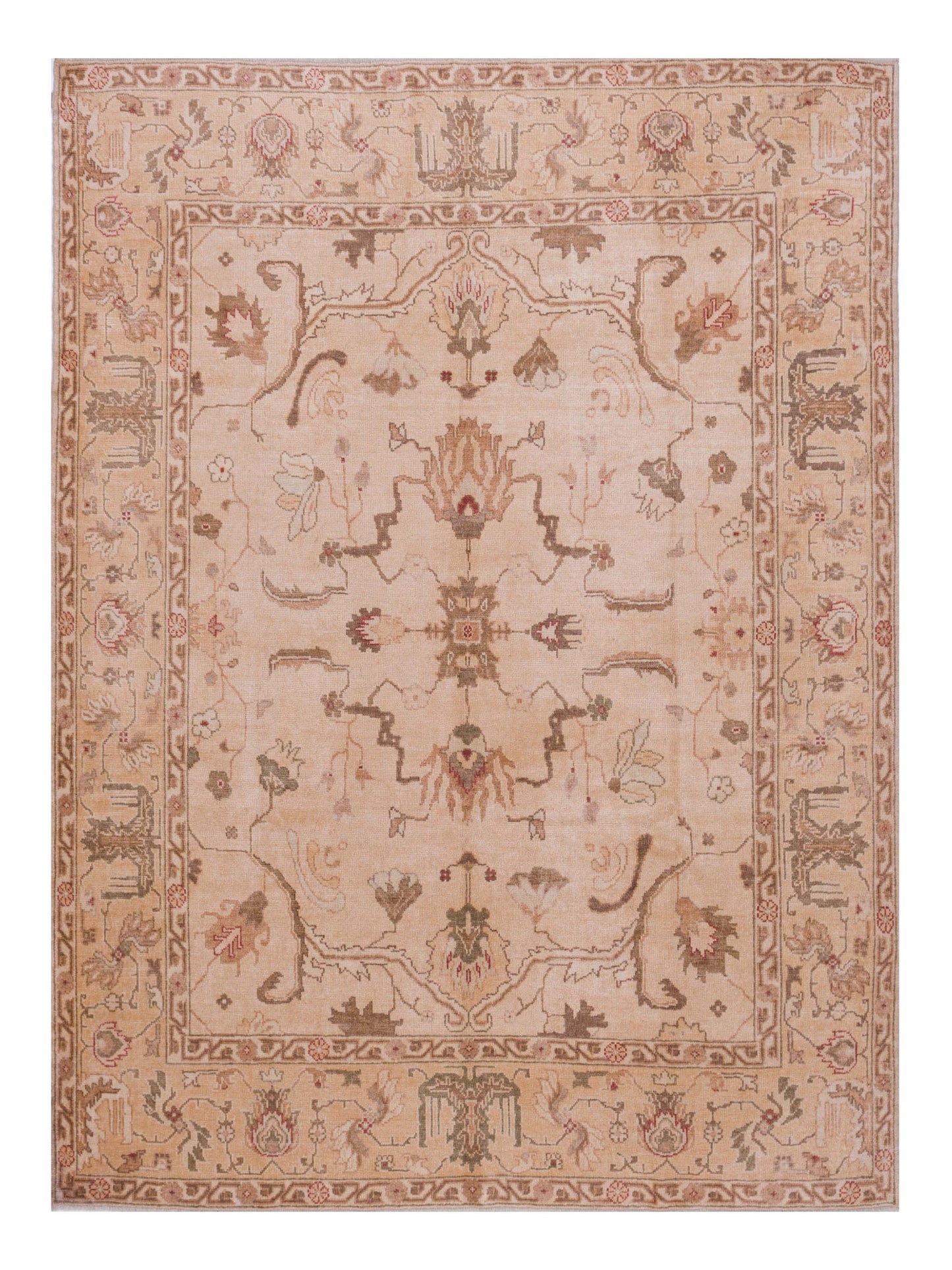 Pasha Anadol Oushak Beige Gold Transitional