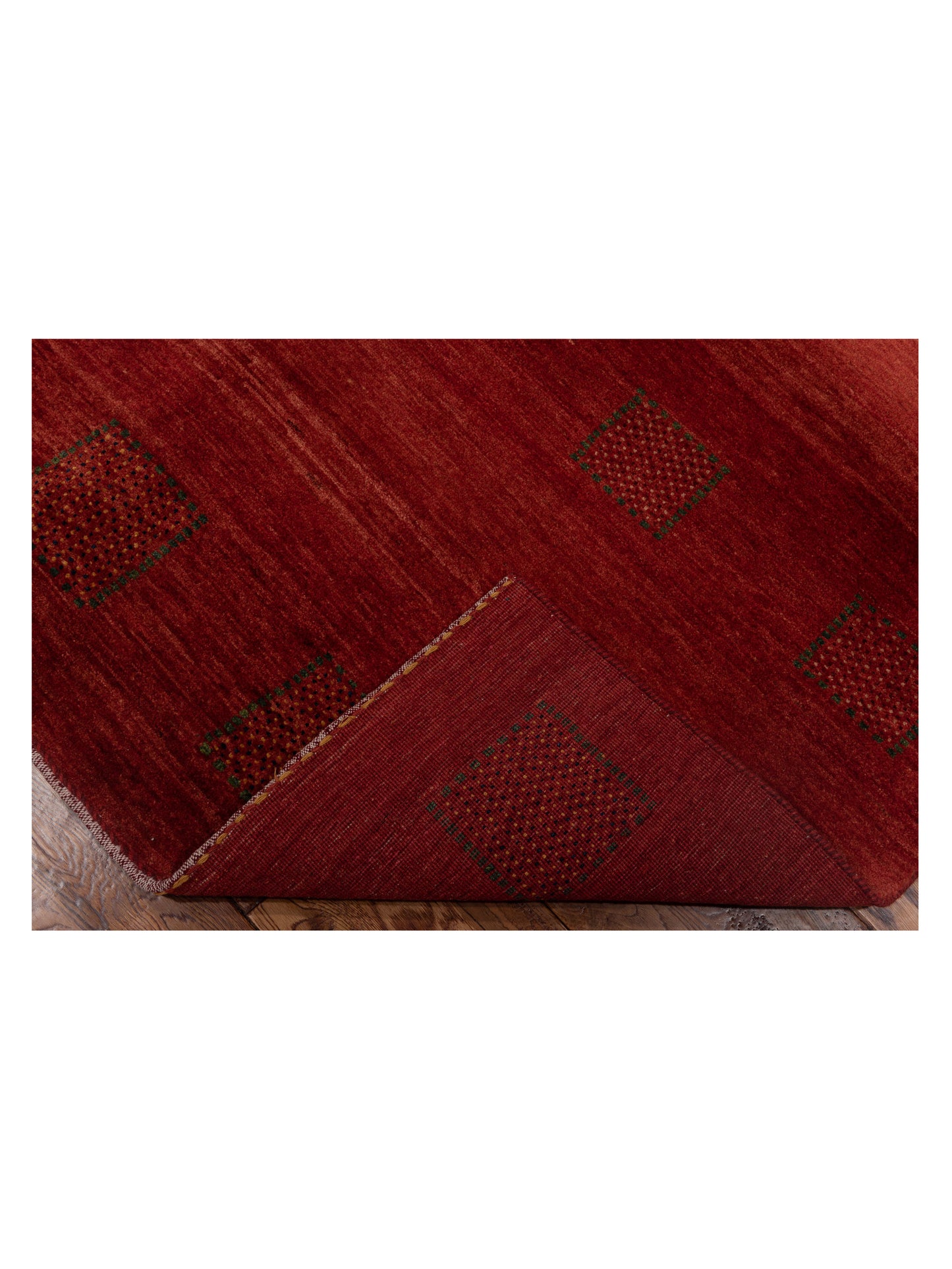 Modern Gabbeh 90304 Red 5.5x7.5 Hand Knotted Rugs
