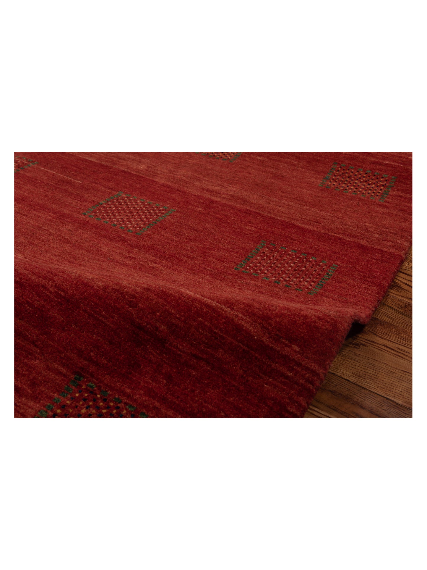 Modern Gabbeh 90304 Red 5.5x7.5 Hand Knotted Rugs