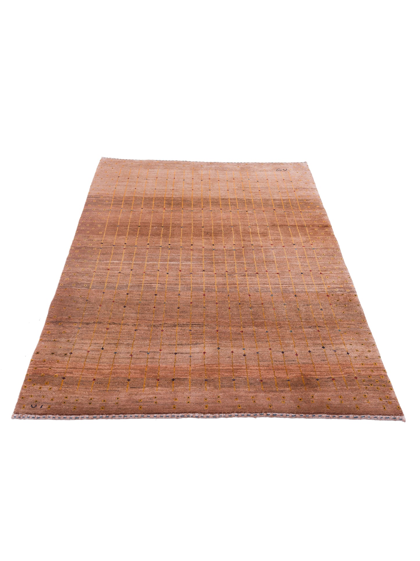 Modern Gabbeh 90311 Copper 4.3x5.10 Hand Knotted Rugs