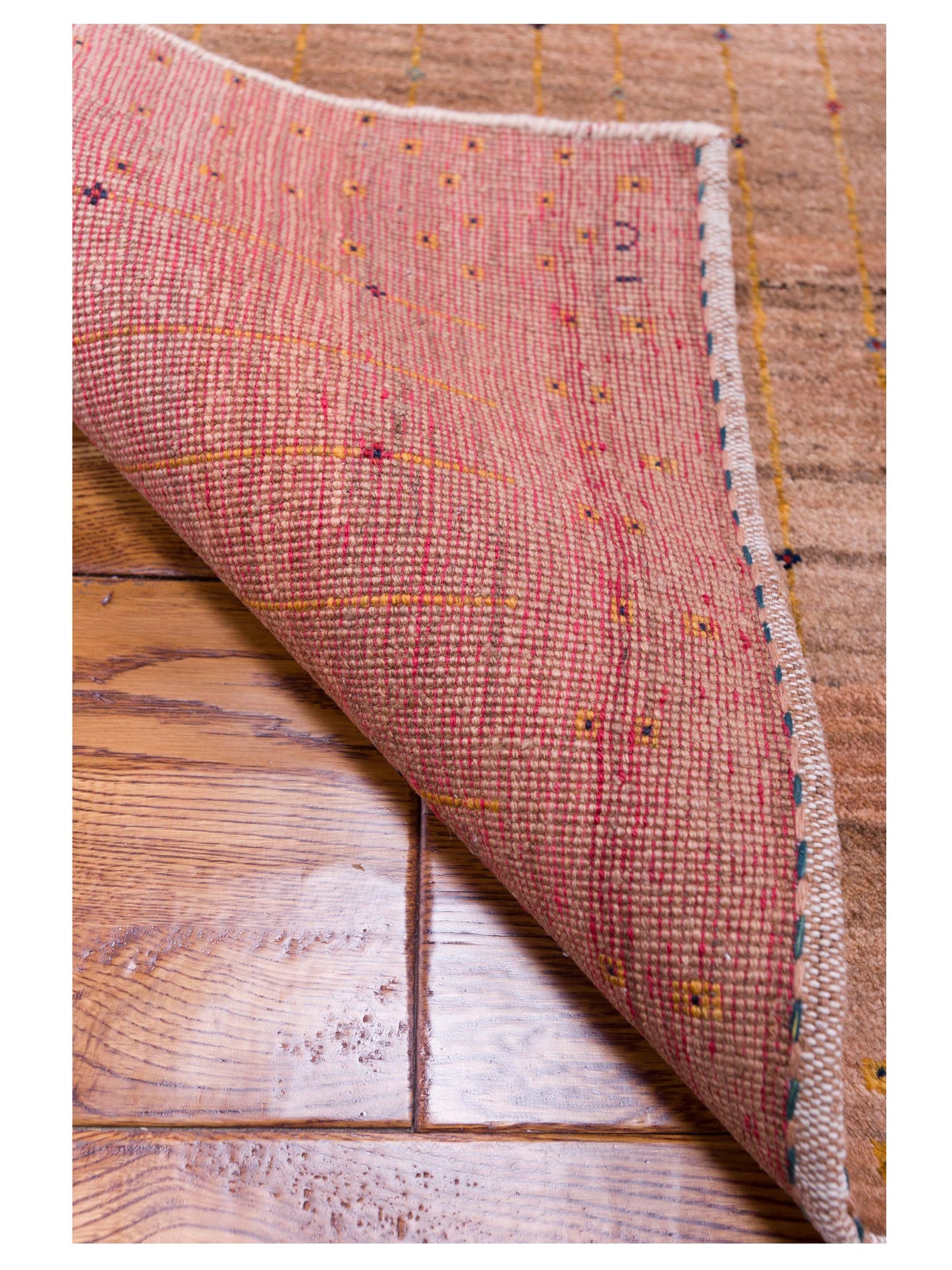 Modern Gabbeh 90311 Copper 4.3x5.10 Hand Knotted Rugs