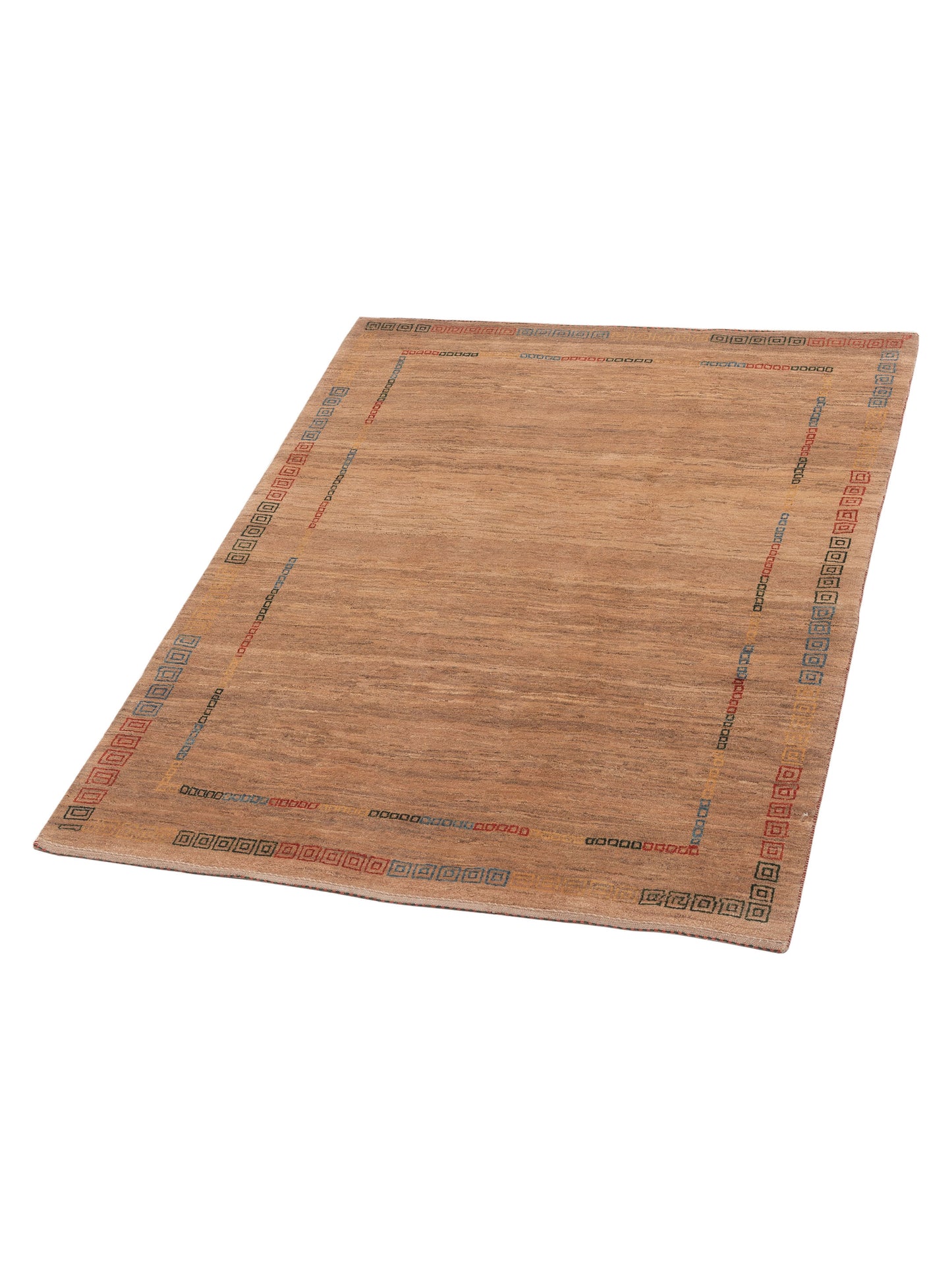 Modern Gabbeh 90313 Cream Cream 4.11x6.6 Hand Knotted Rugs