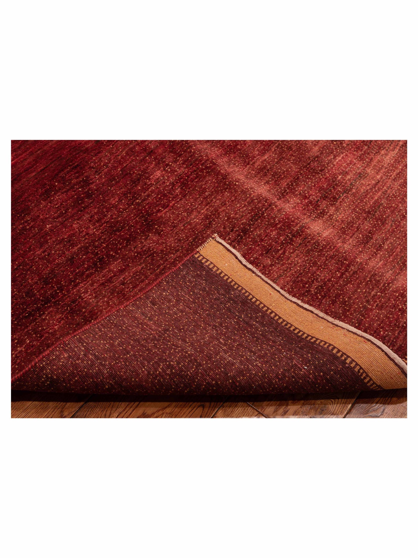 Modern Gabbeh 90321 Red Red 8.6x11.10 Hand Knotted Rugs