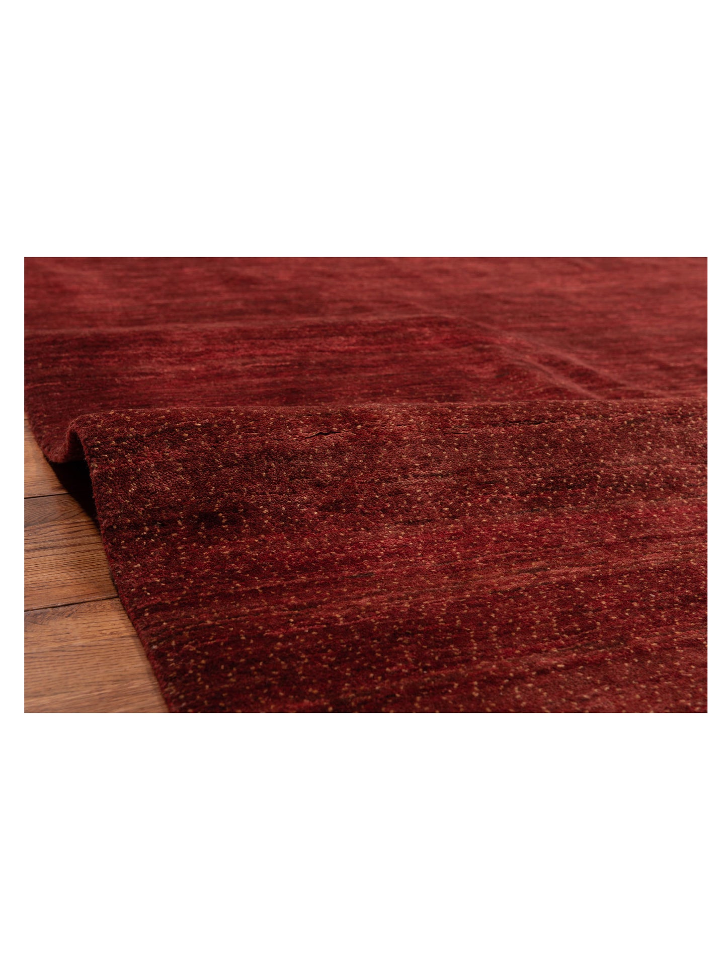 Modern Gabbeh 90321 Red Red 8.6x11.10 Hand Knotted Rugs
