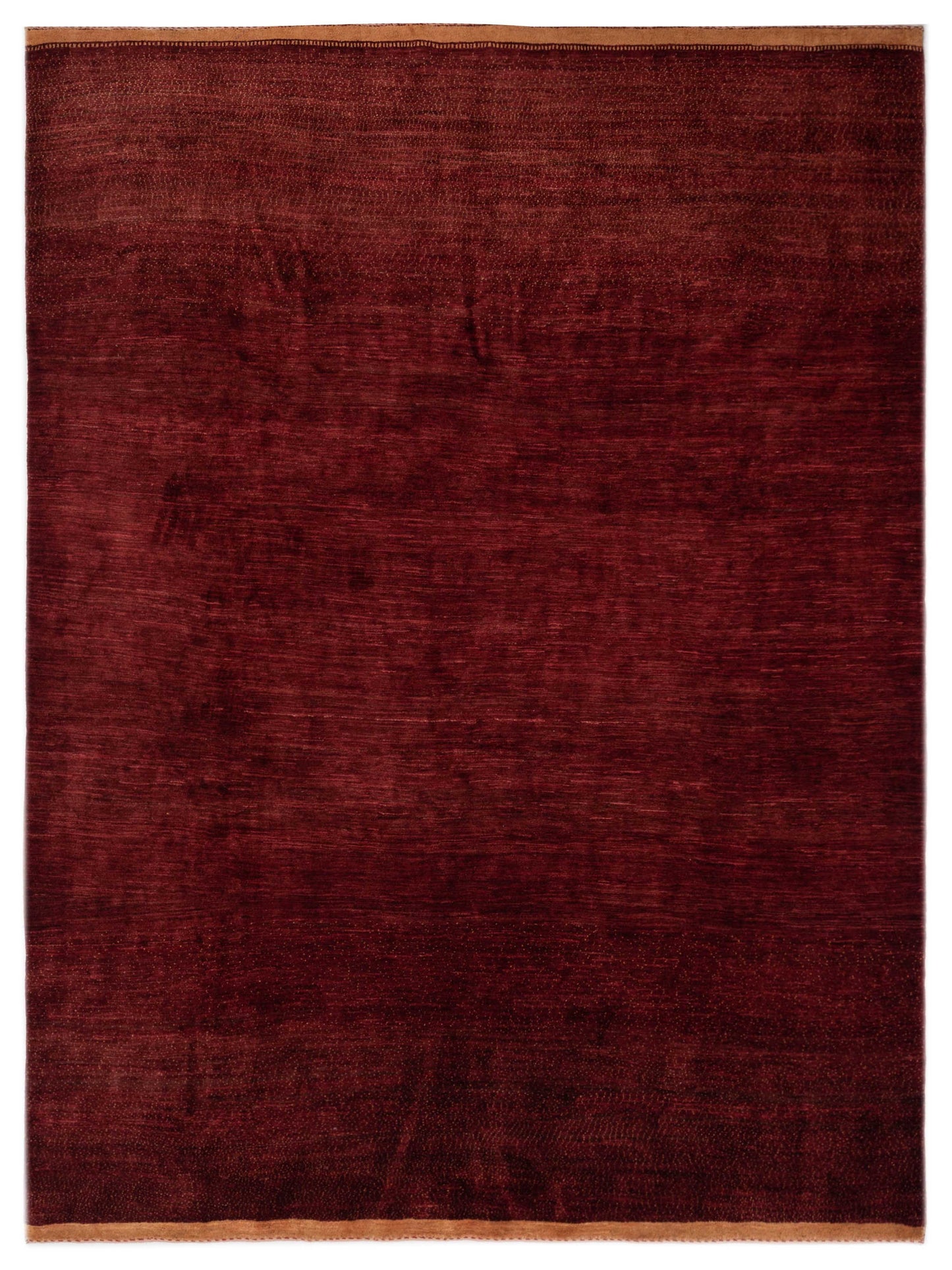 Siena Modern Gabbeh Red Red Contemporary