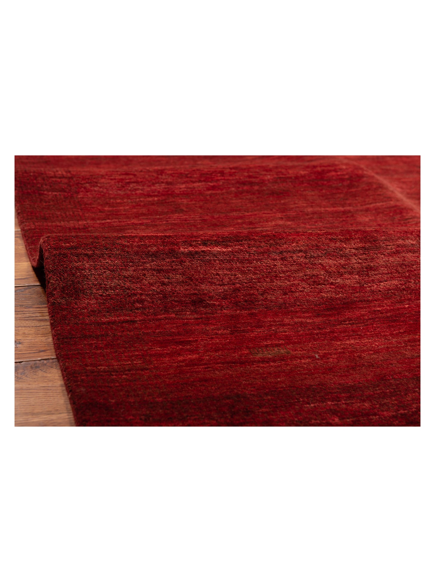 Modern Gabbeh 90339 Red Red 8.8x12.3 Hand Knotted Rugs