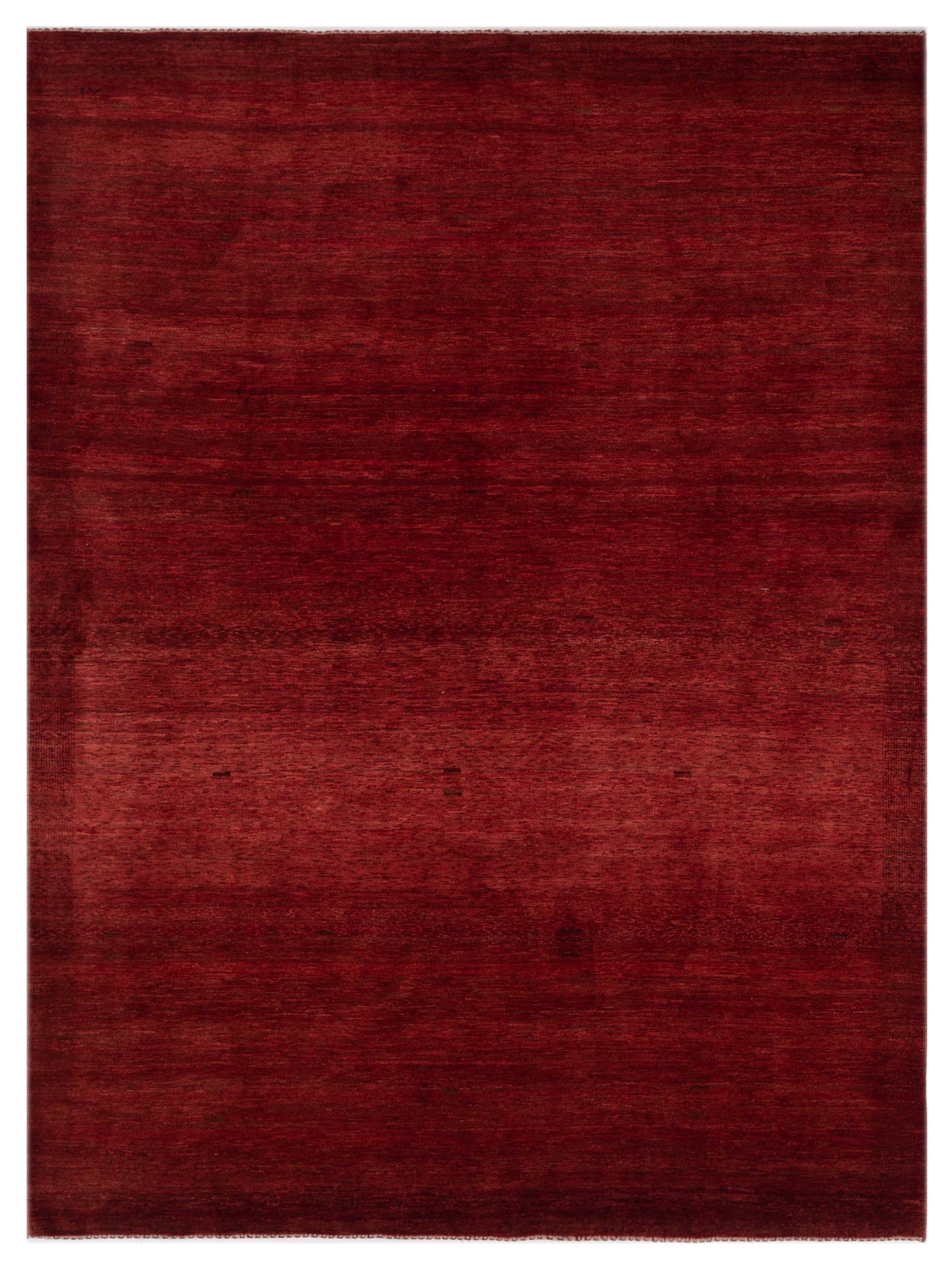 Siena Modern Gabbeh Red Red Contemporary