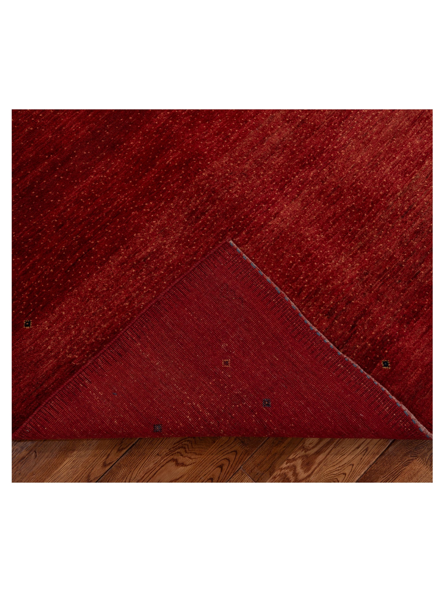 Modern Gabbeh 90381 Red 5.1x6.7 Hand Knotted Rugs
