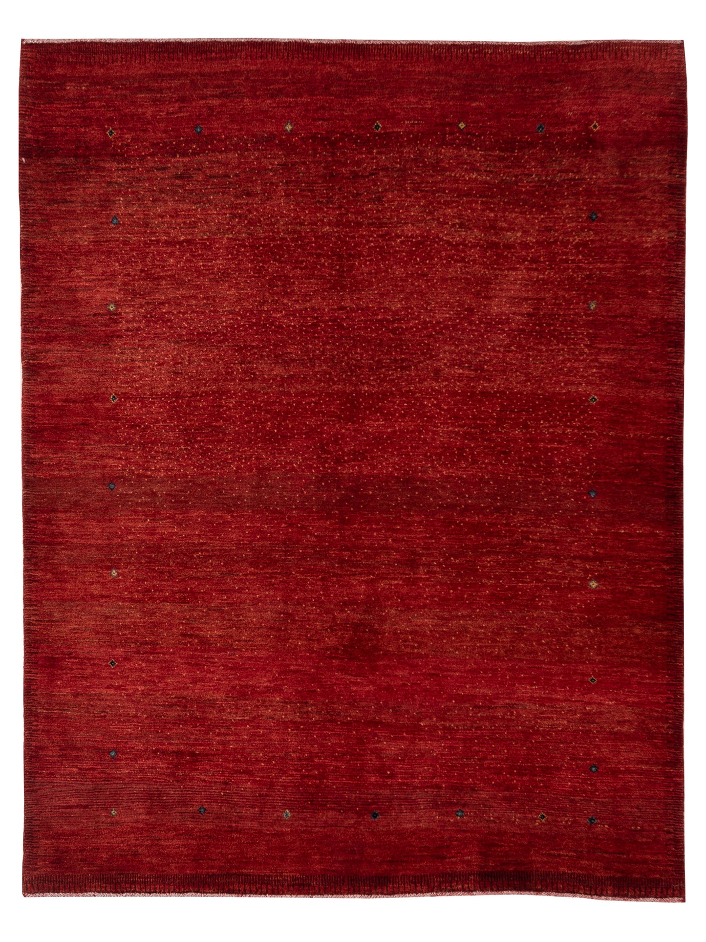 Siena Modern Gabbeh Red Contemporary