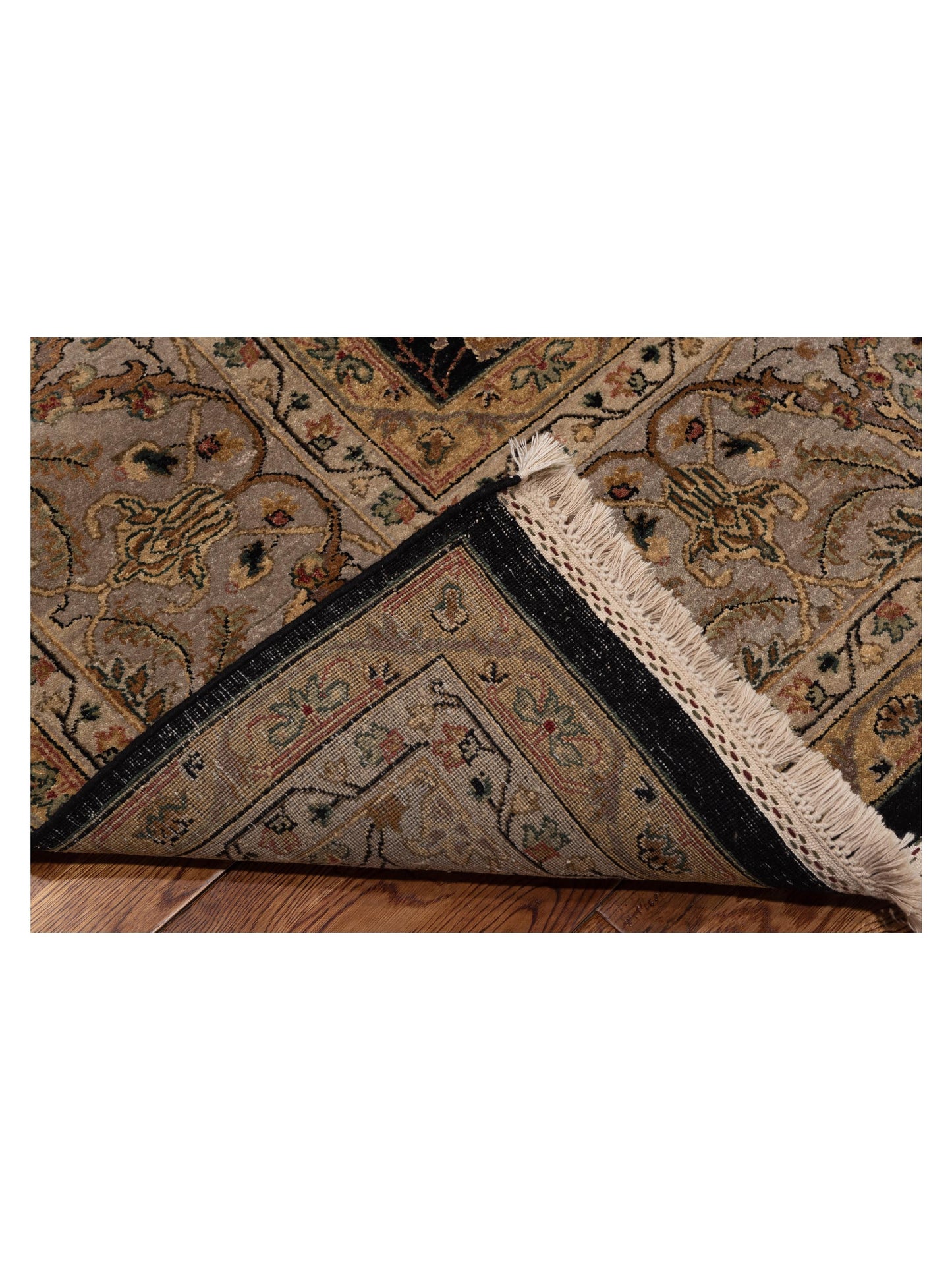Platinum 90444 Navy Silver 8.1x9.10 Hand Knotted Rug