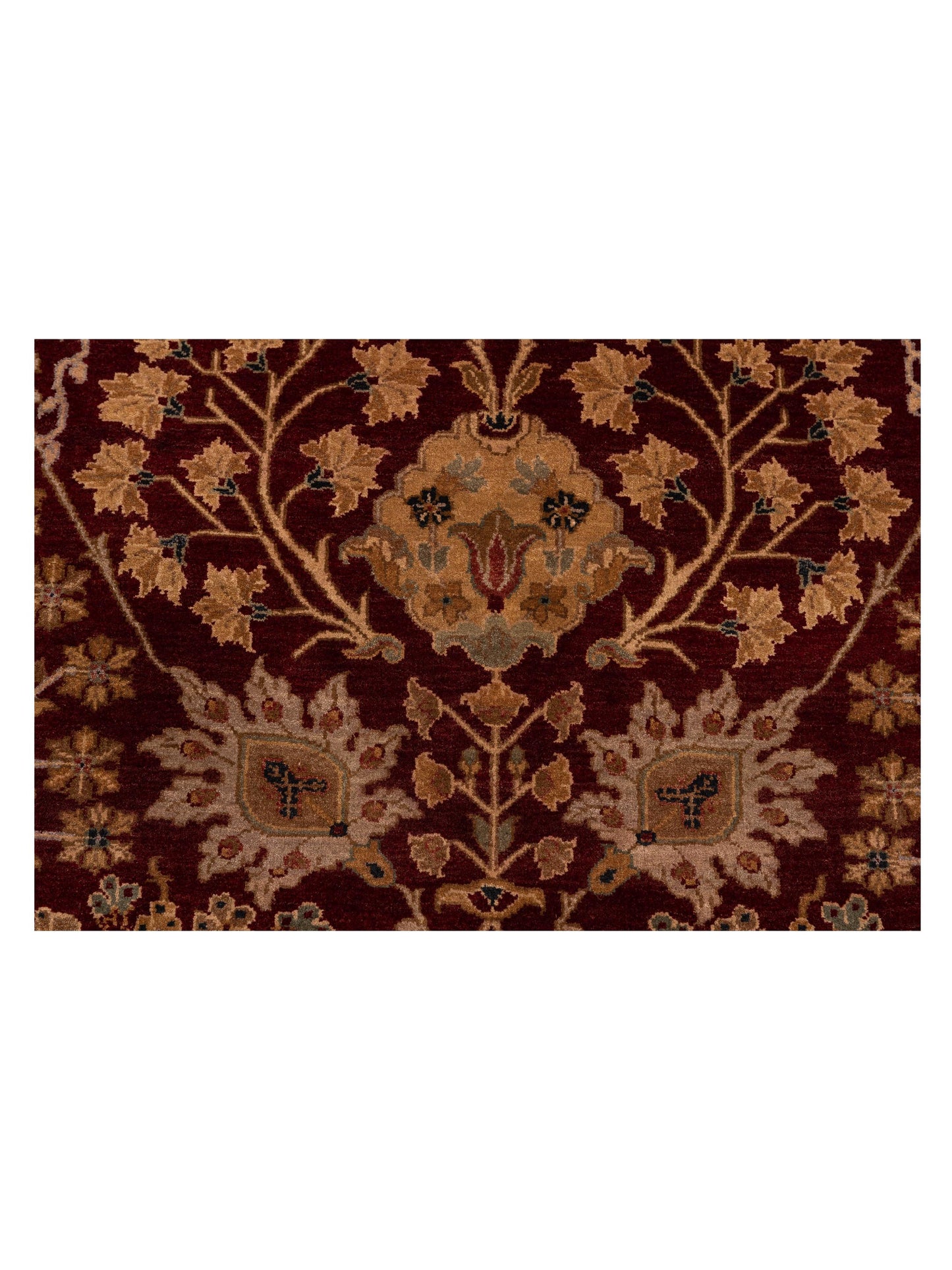 Jahan 90478 Red Cream 9.3x12 Hand Knotted Rug