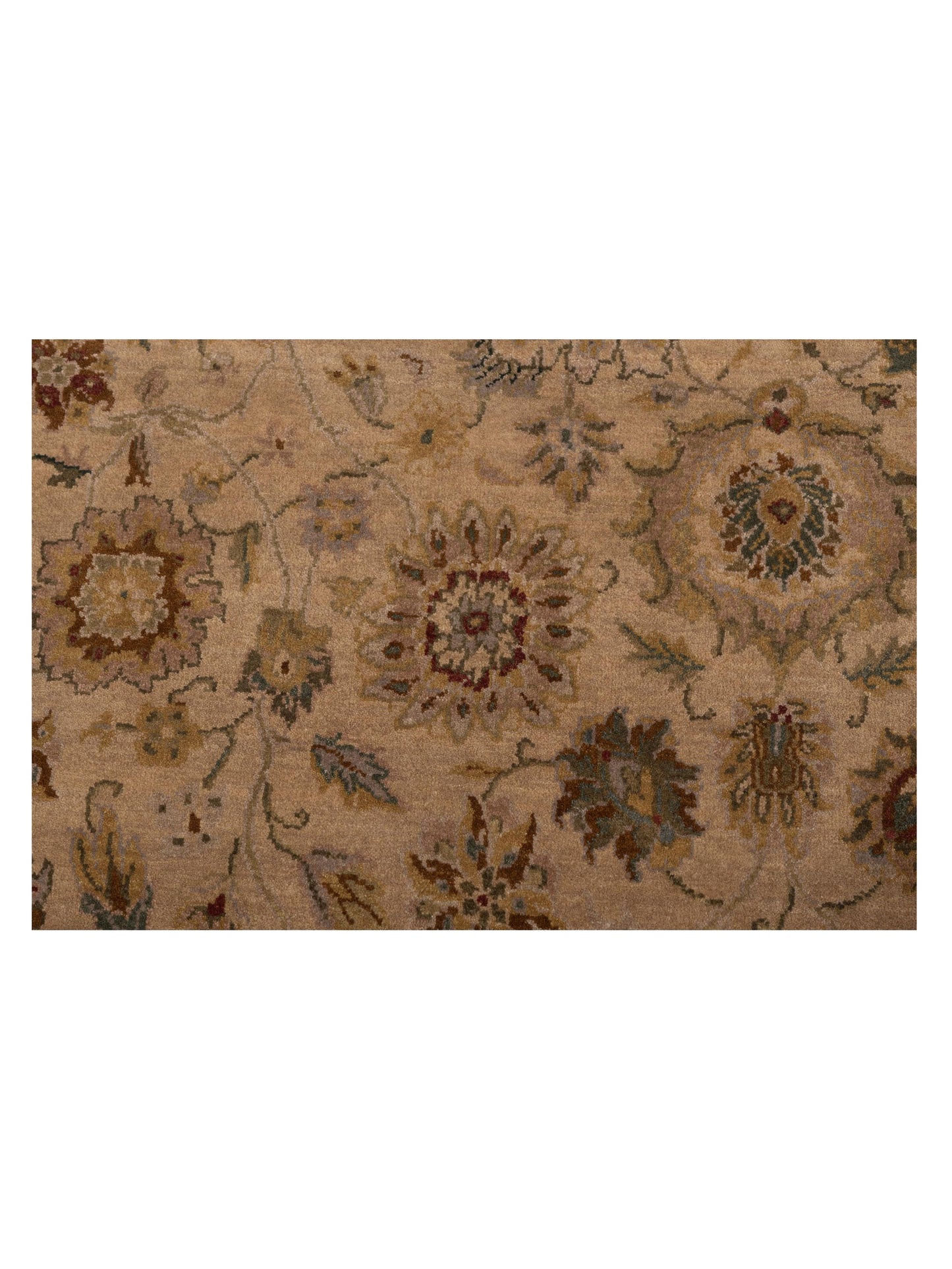 Crown 90495 Beige Gold 6x9.3 Hand Knotted Rug