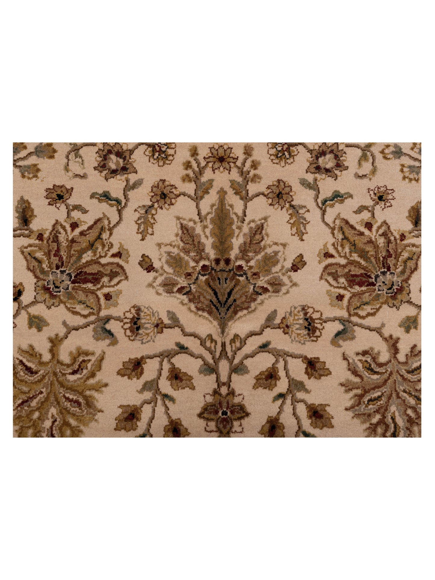Crown 90502 Ivory Gold 7.11x10 Hand Knotted Rug