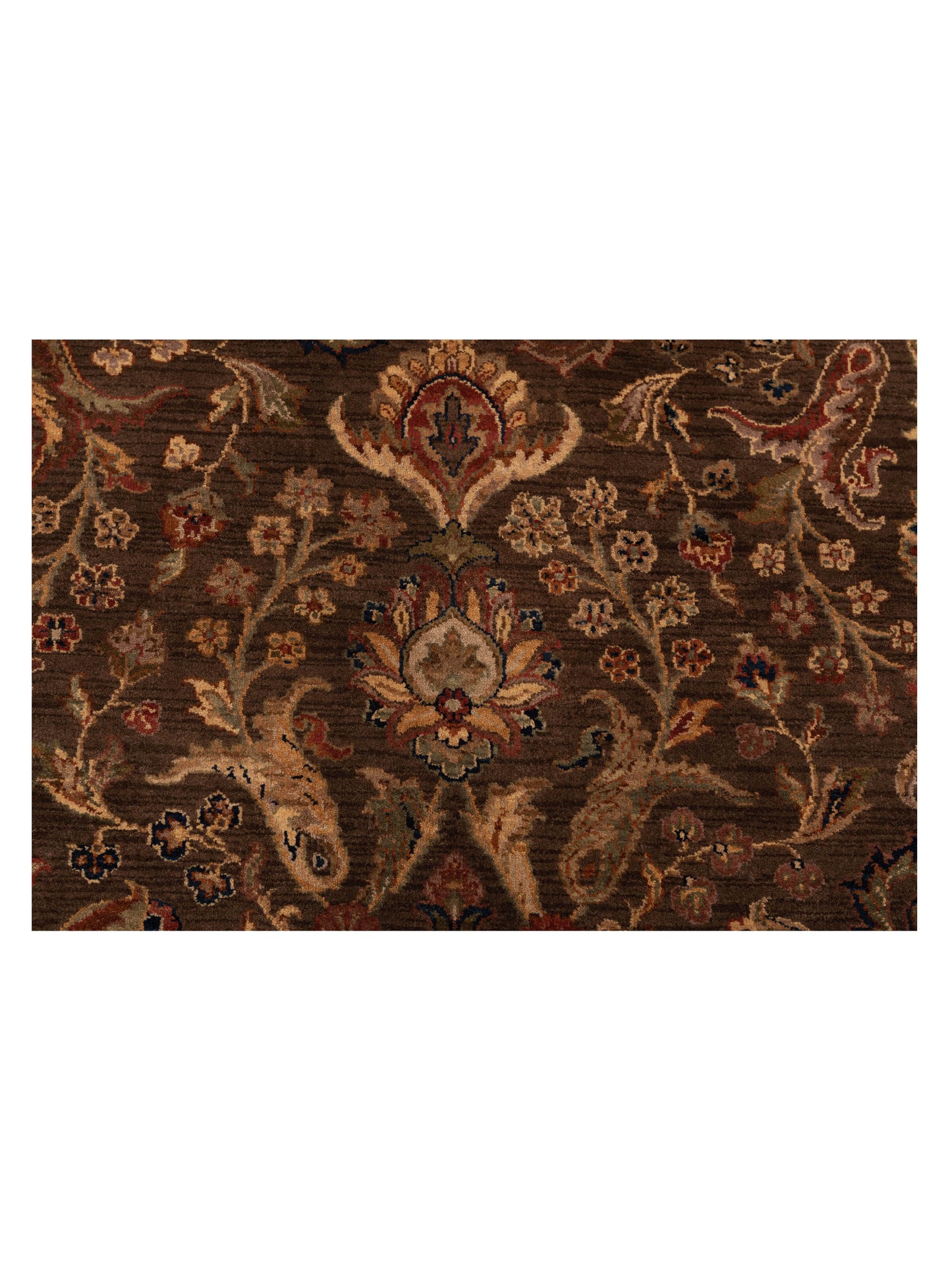 Crown 90647 Green Ivory 9x12.3 Hand Knotted Rug