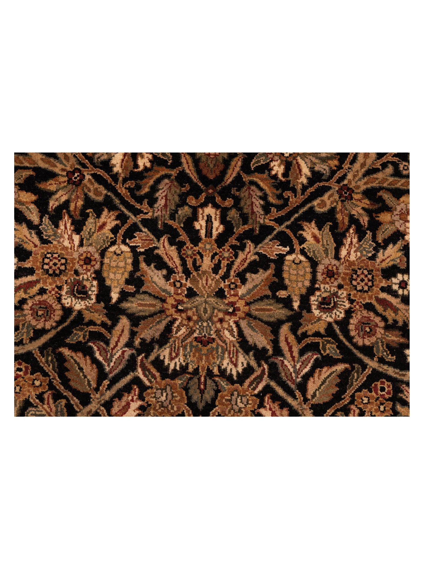 Jahan 90995 Black Ivory 9.2x11.8 Hand Knotted Rug
