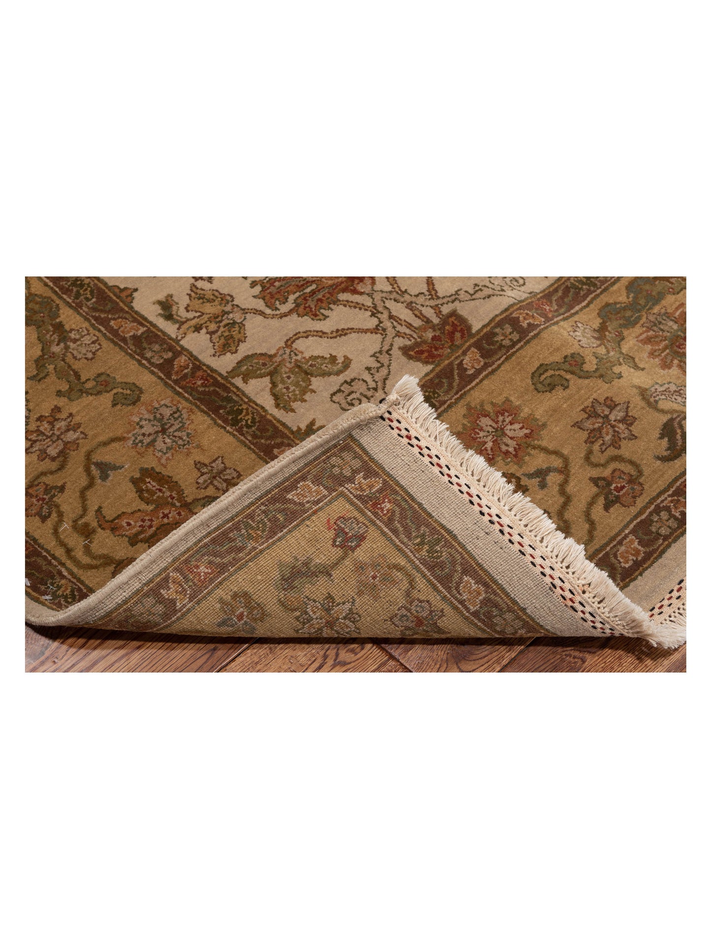 Crown 91568 Ivory Gold 8.2x9.10 Hand Knotted Rug