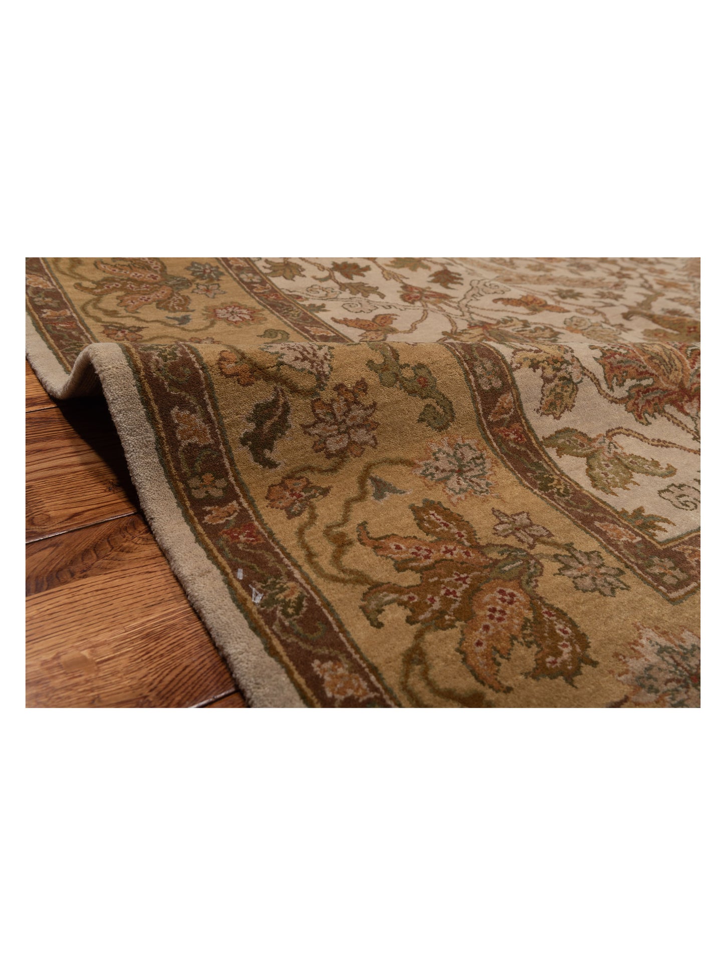 Crown 91568 Ivory Gold 8.2x9.10 Hand Knotted Rug
