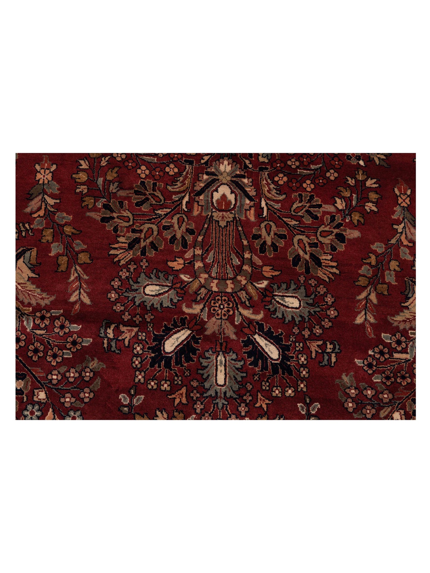 Sivas 92255 Burgundy Navy 9.6x12.3 Hand Knotted Rug