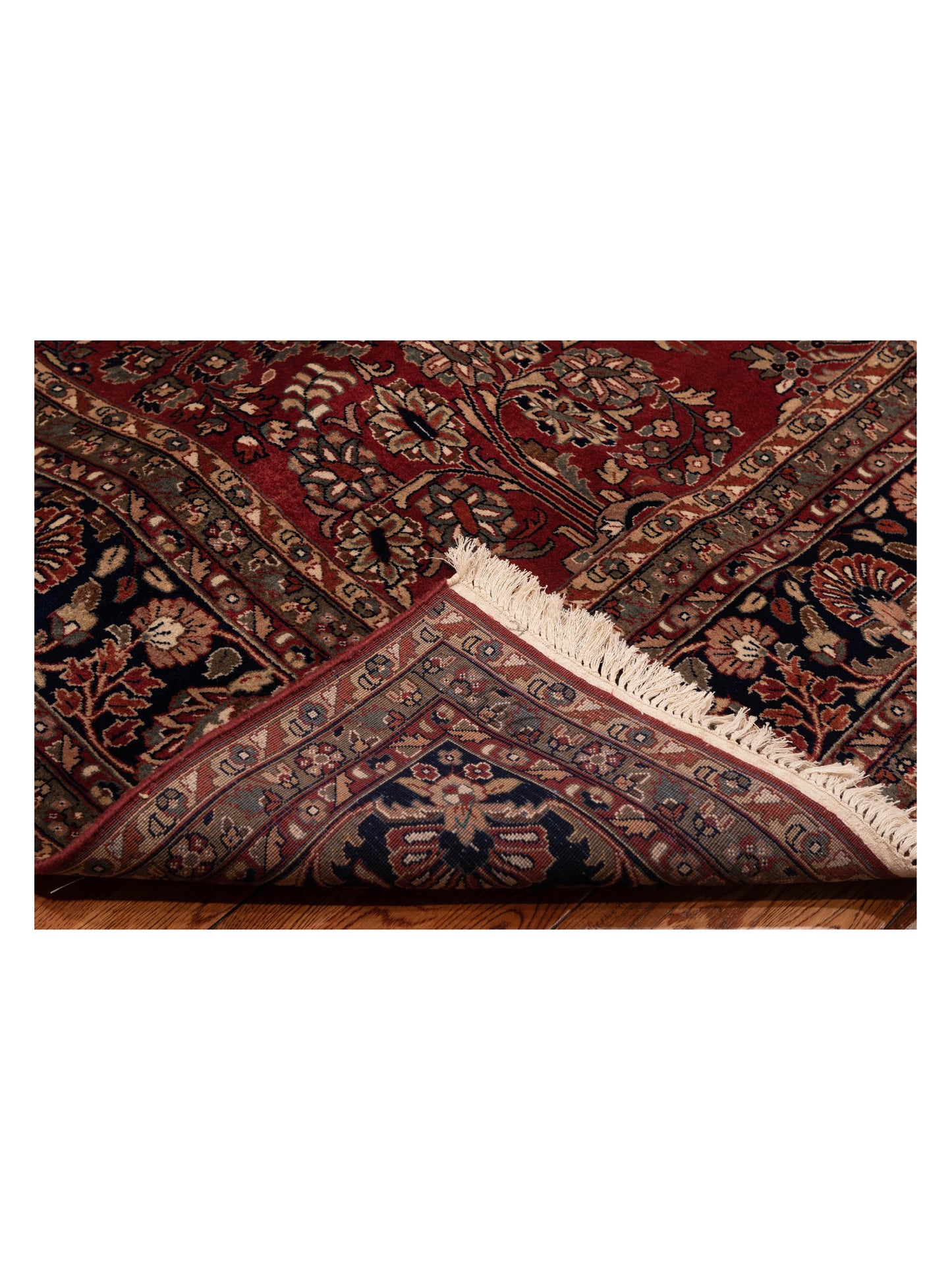 Sivas 92255 Burgundy Navy 9.6x12.3 Hand Knotted Rug