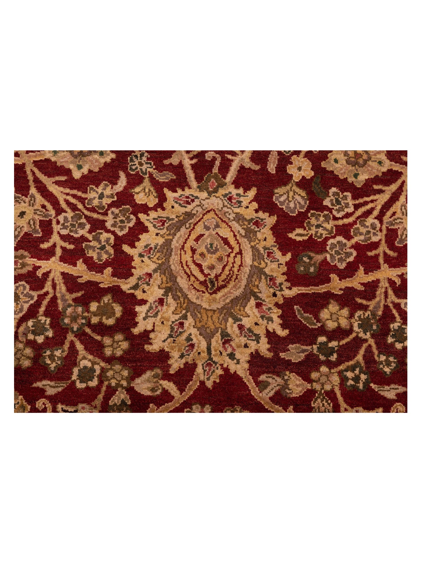 Crown 92263 Red Ivory 9.2x12.2 Hand Knotted Rug