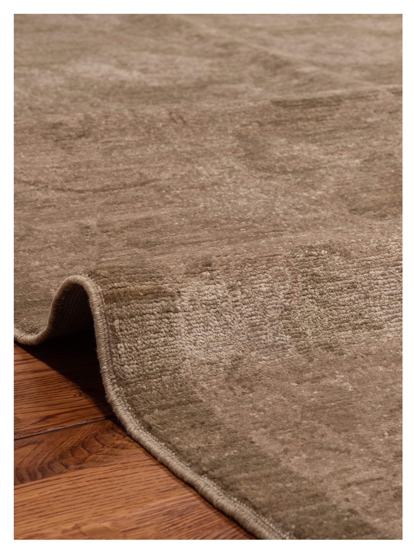 Sultan 92299 Green Silver 8x9.11 Hand Knotted Rug