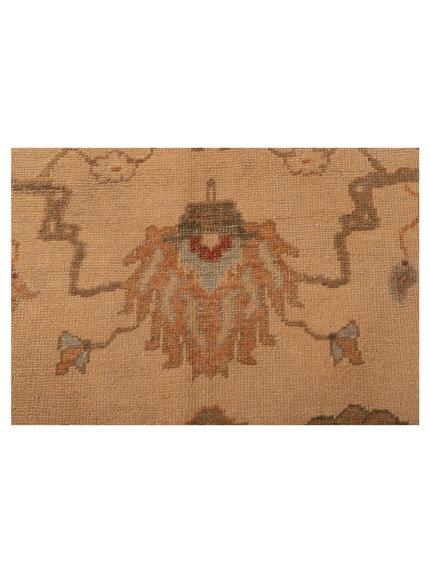 Anadol Oushak Aruz Gold Gold 8x9 Hand Knotted Rug