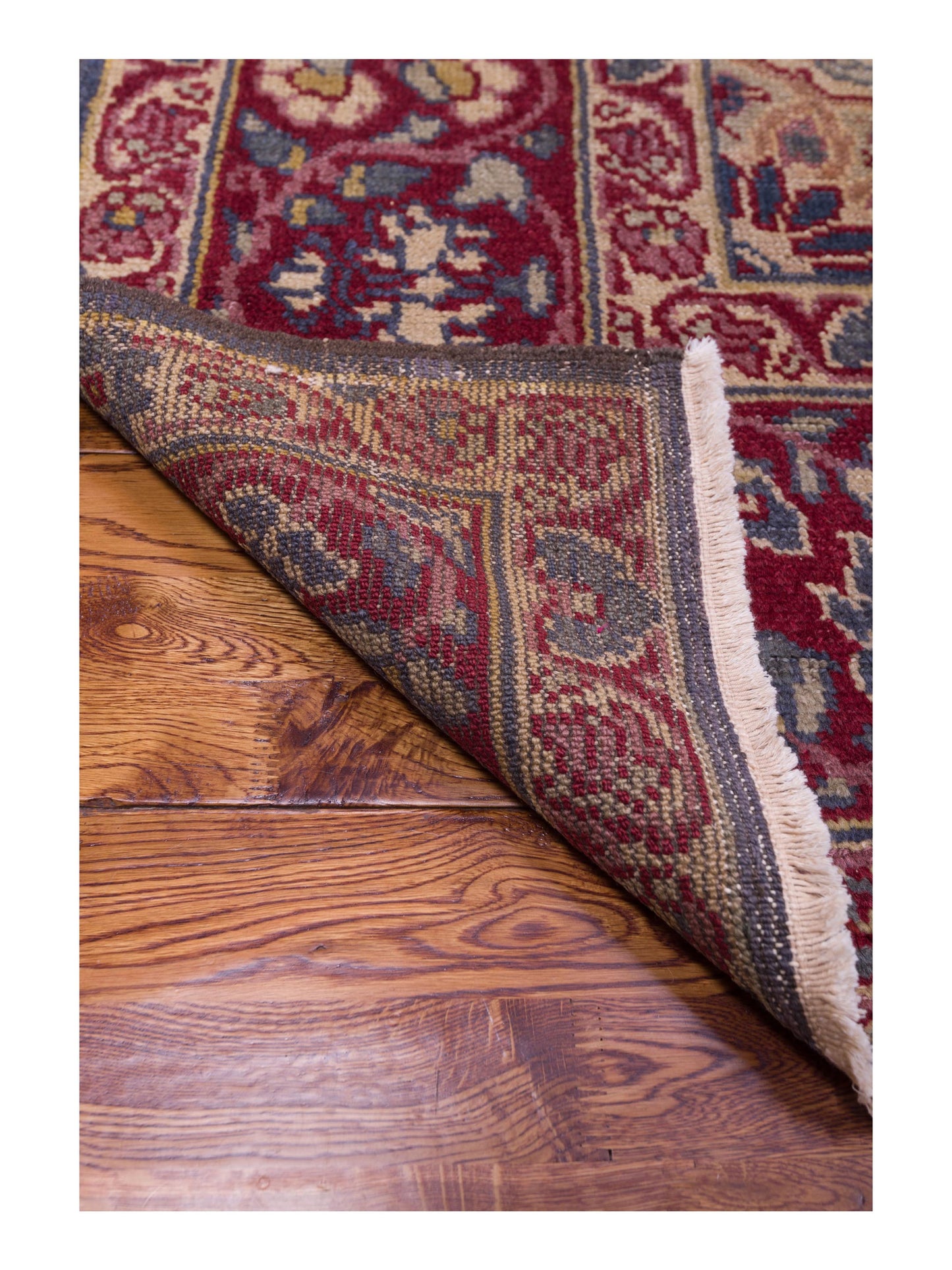 Antique Heirloom 92786 Red Burgundy 10.3x14.6 Hand Knotted Rug