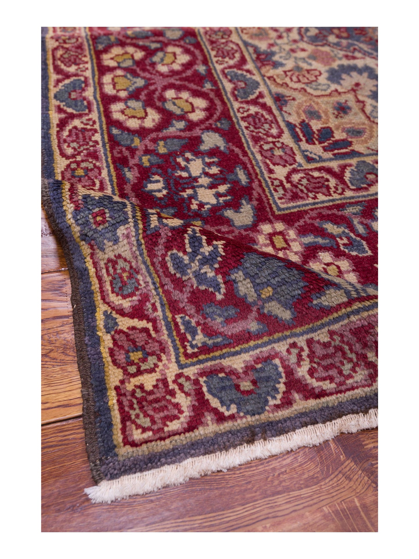 Antique Heirloom 92786 Red Burgundy 10.3x14.6 Hand Knotted Rug