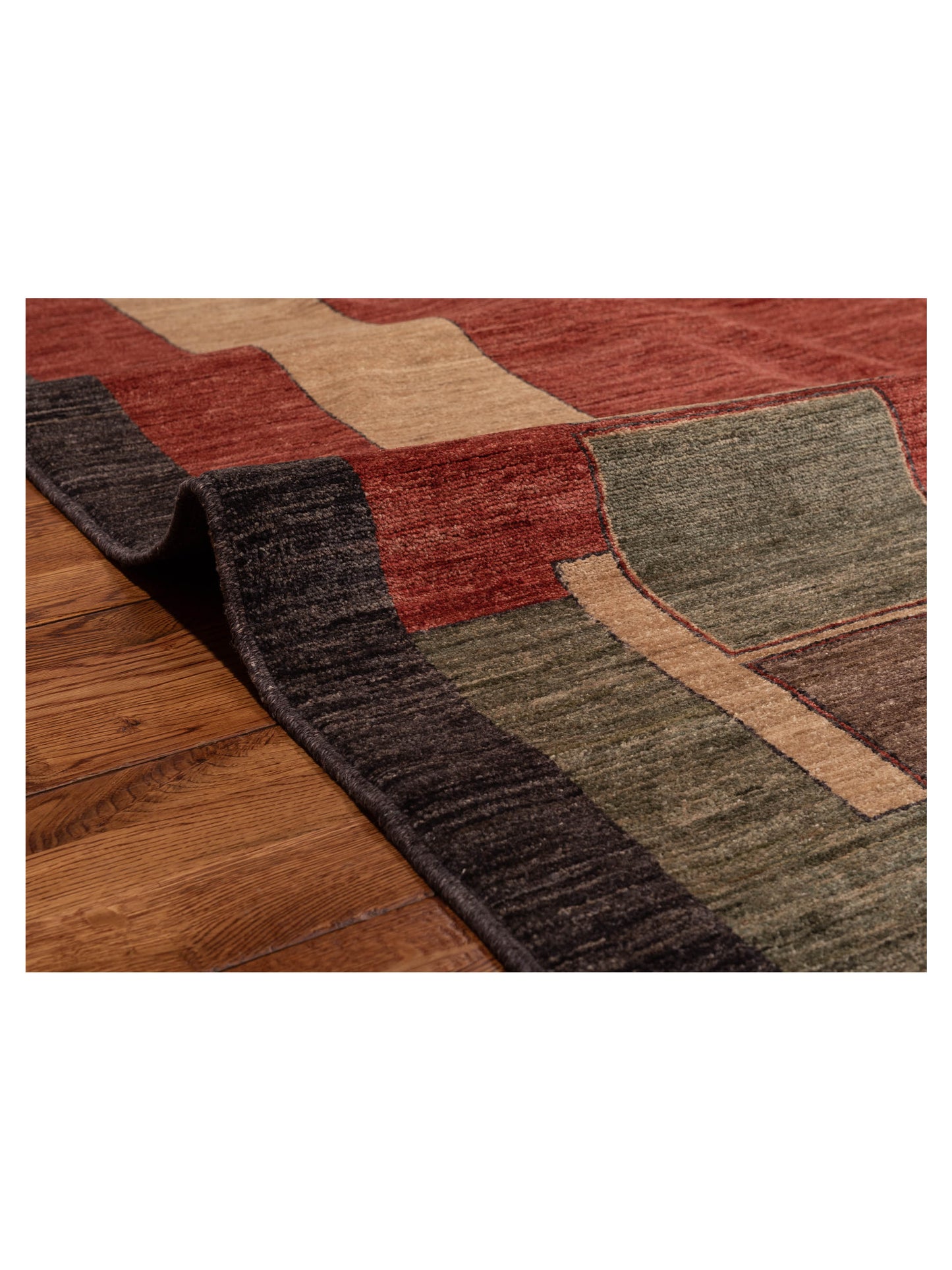 Bahar 92916 Multi 6.2x8.11 Hand Knotted Rug