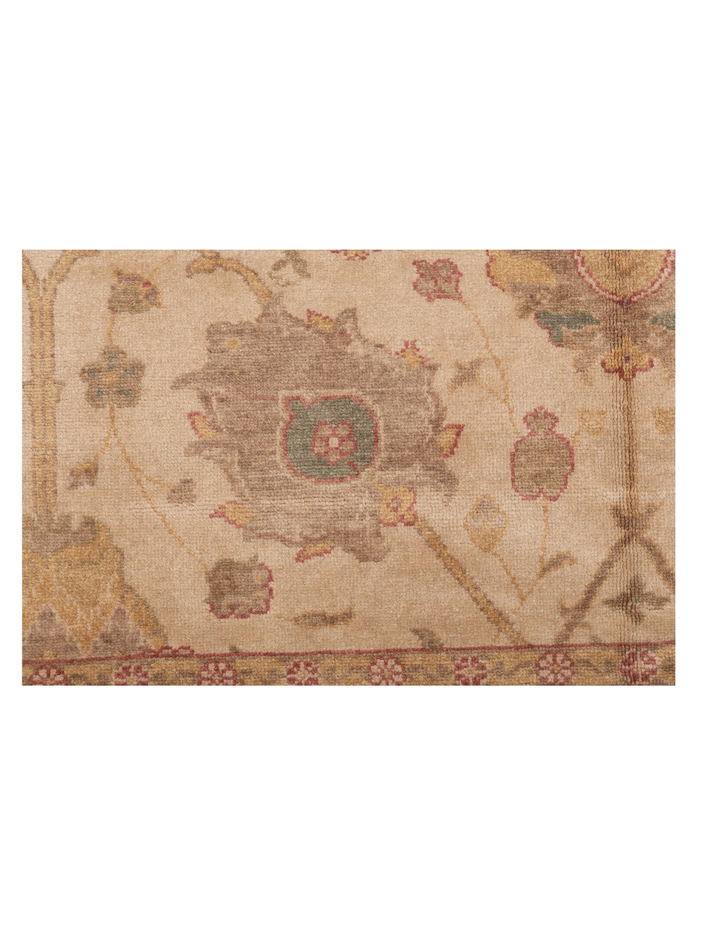 Antique Loom 92959 Beige Gold 6.10x8.11 Hand Knotted Rug