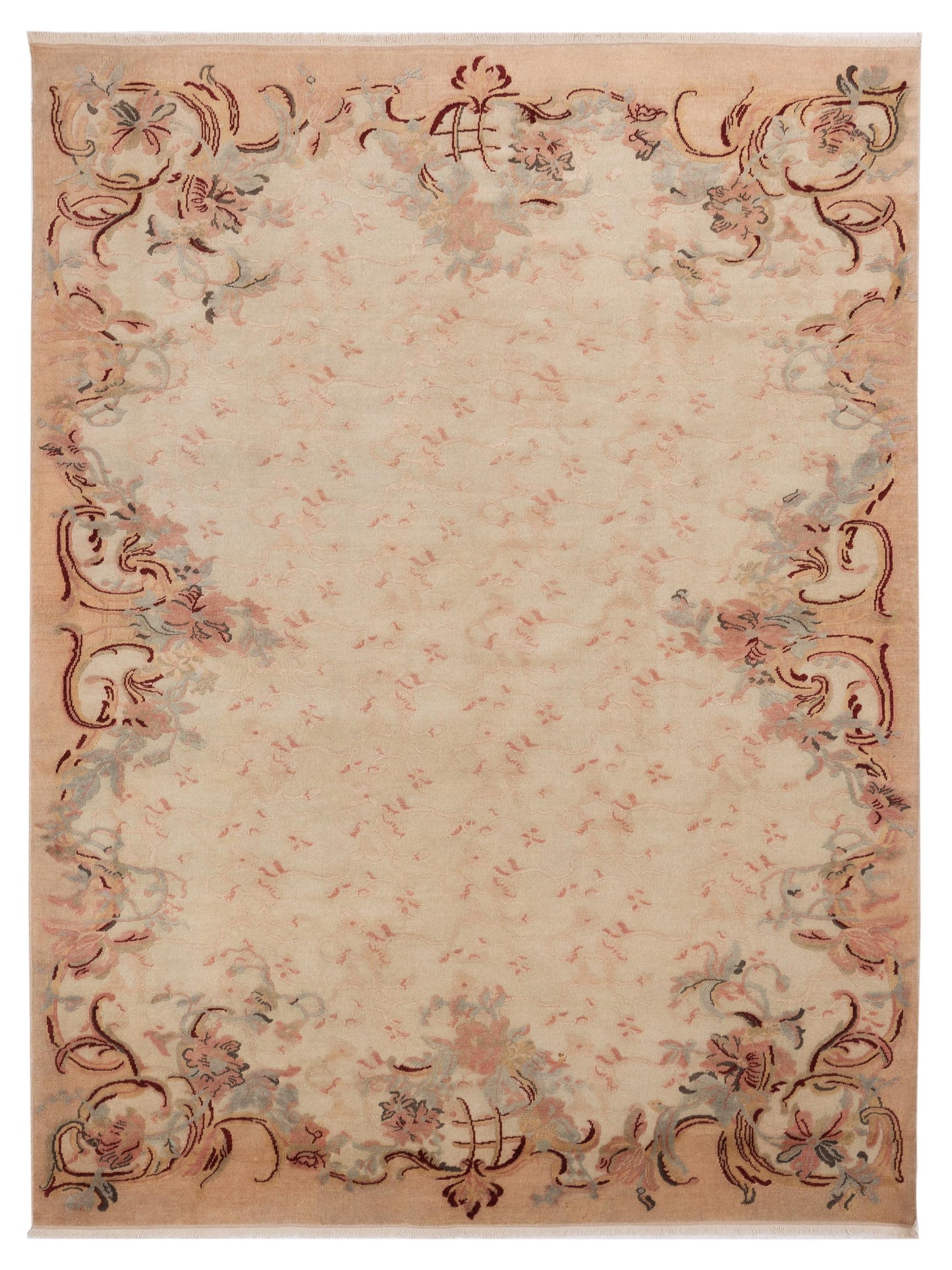 Pasha Antique Loom Ivory Ivory Transitional