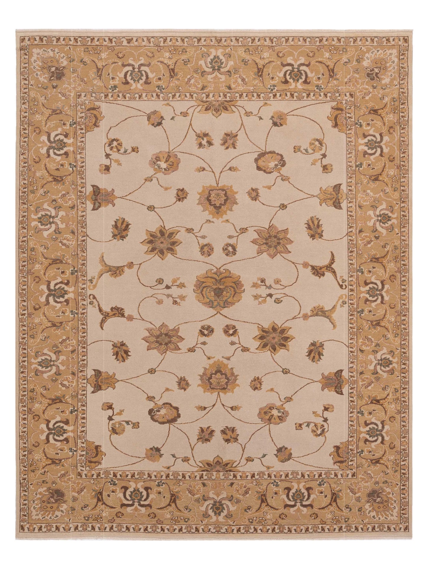 Pasha Antique Loom Ivory Gold Traditional
