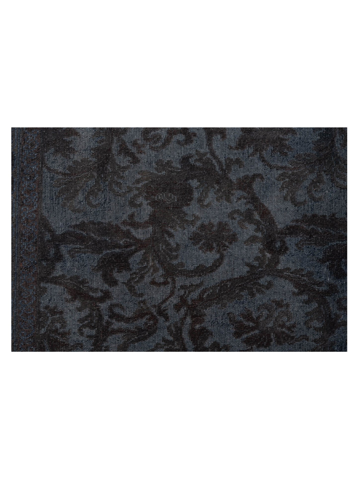 Vintage 93102 Gray 6.11x9.4 Hand Knotted Rug