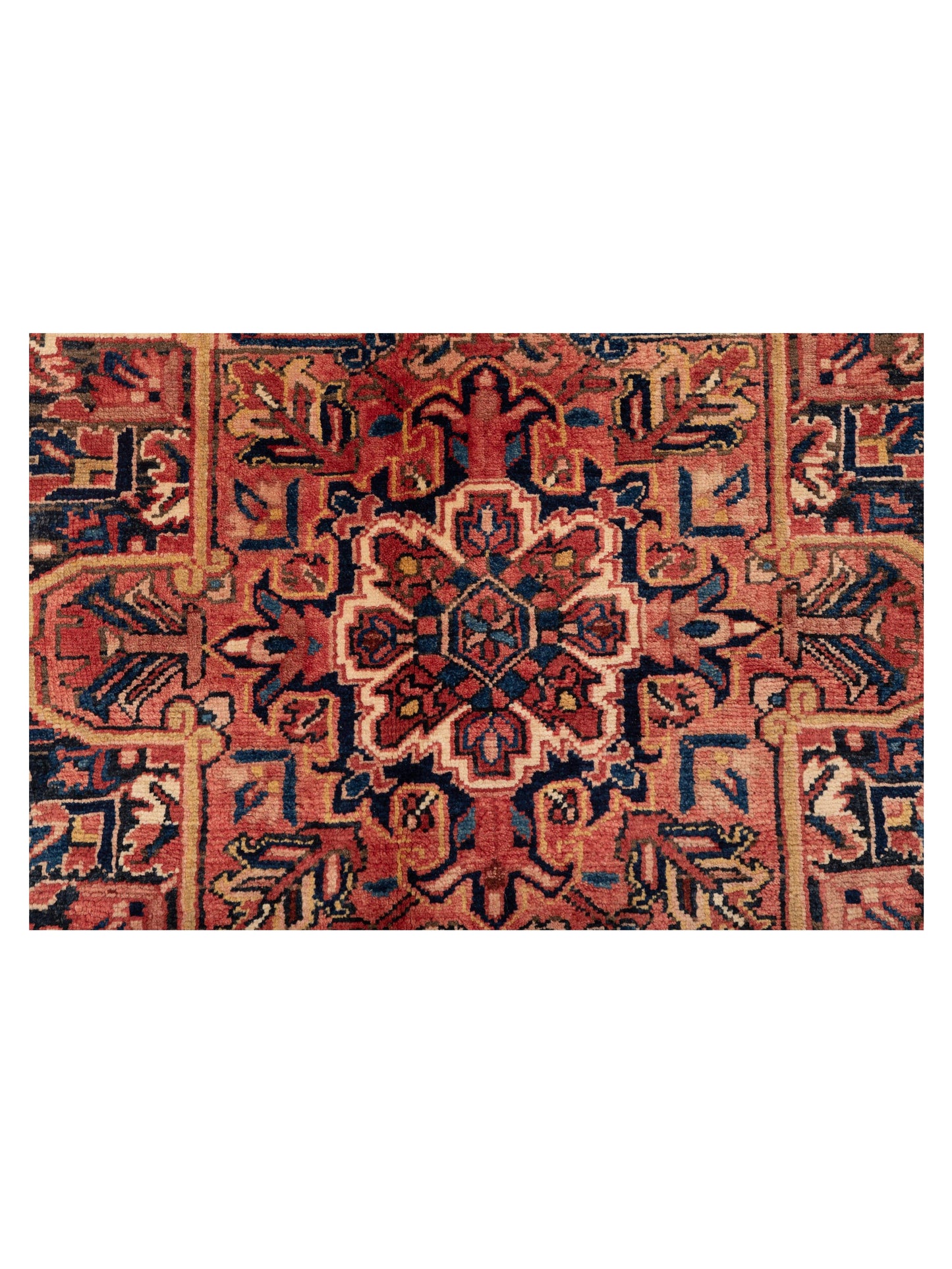 Antique Heirloom 93316 Red Navy 8.7x11.7 Hand Knotted Rug
