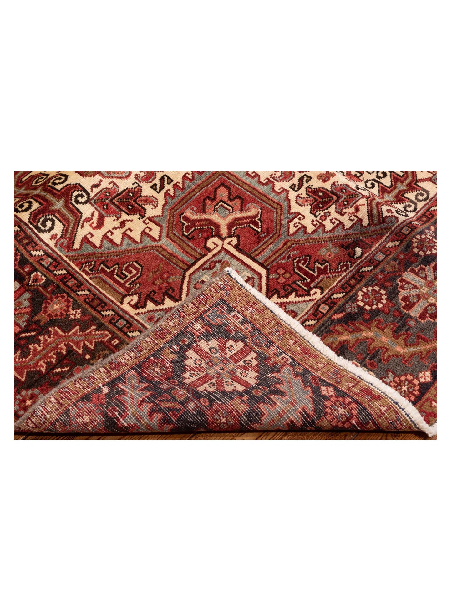 Antique Heirloom 93337 Red Brown 9x11.5 Hand Knotted Rug